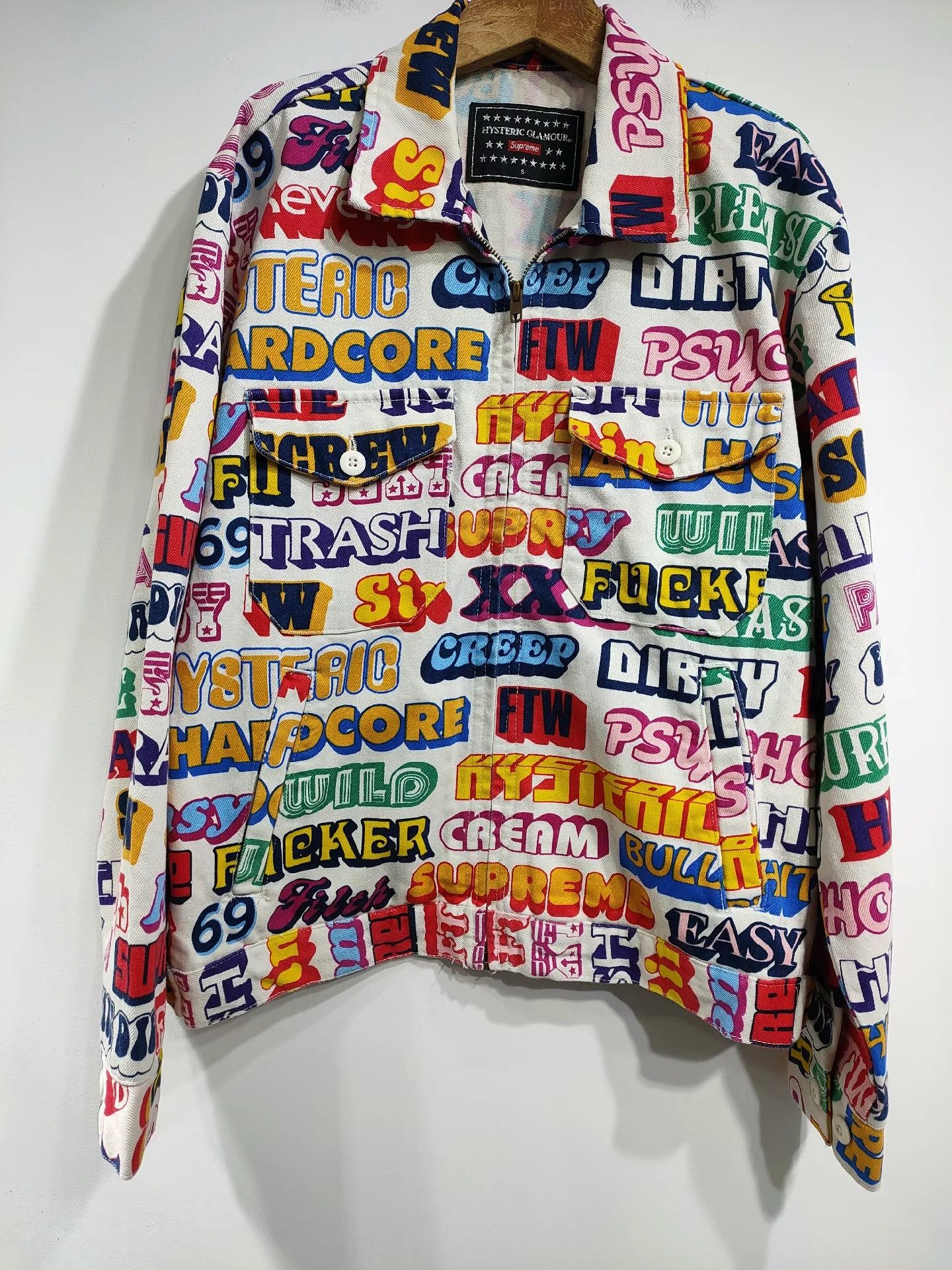 Supreme Supreme x Hysteric Co-Branded Print Work Jacket K29 Size US S / EU 44-46 / 1 - 1 Thumbnail