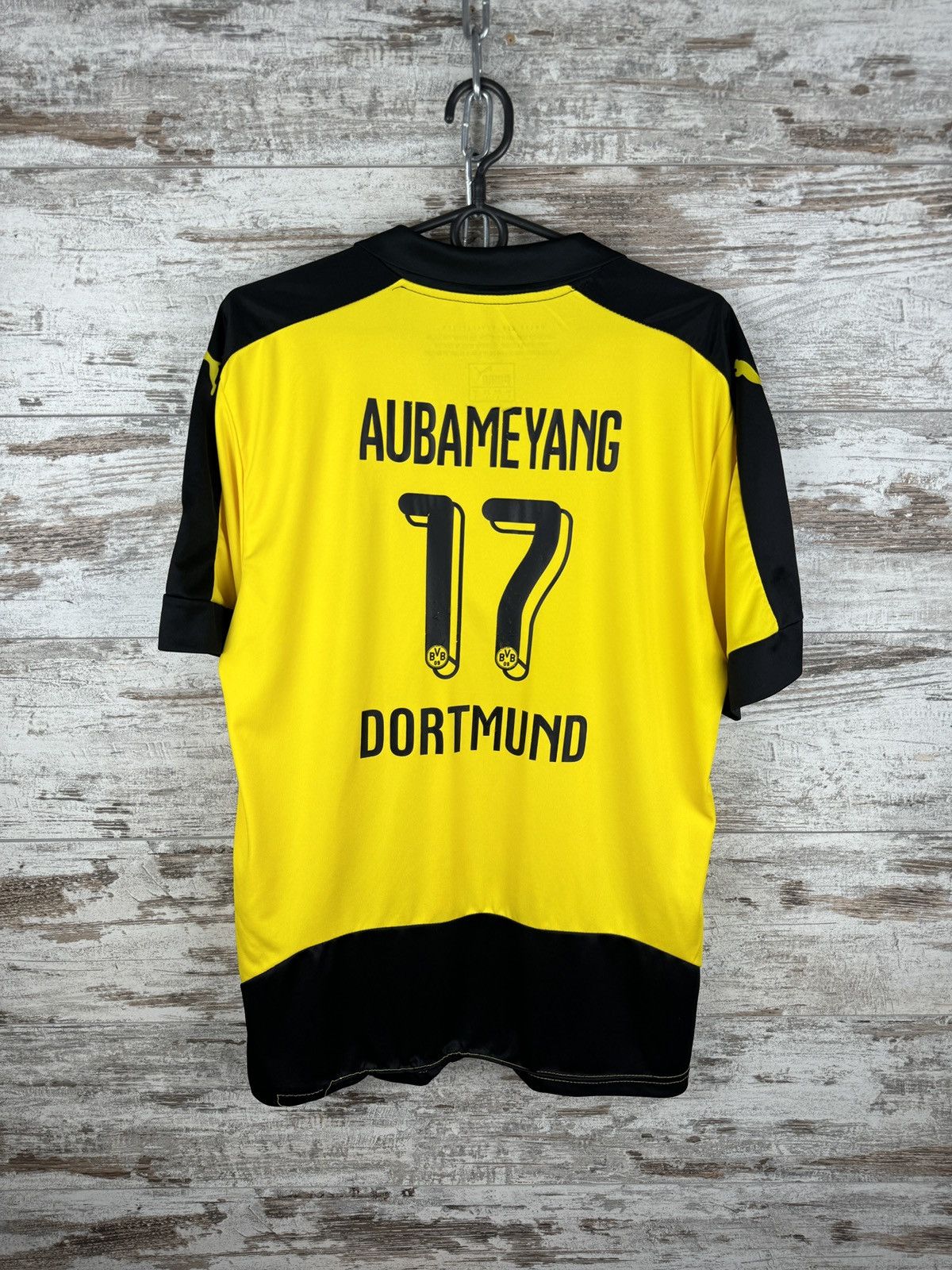 Puma Mens Vintage Puma Borussia Dortmund Aubameyang 17 T-Shirt Size US L / EU 52-54 / 3 - 1 Thumbnail