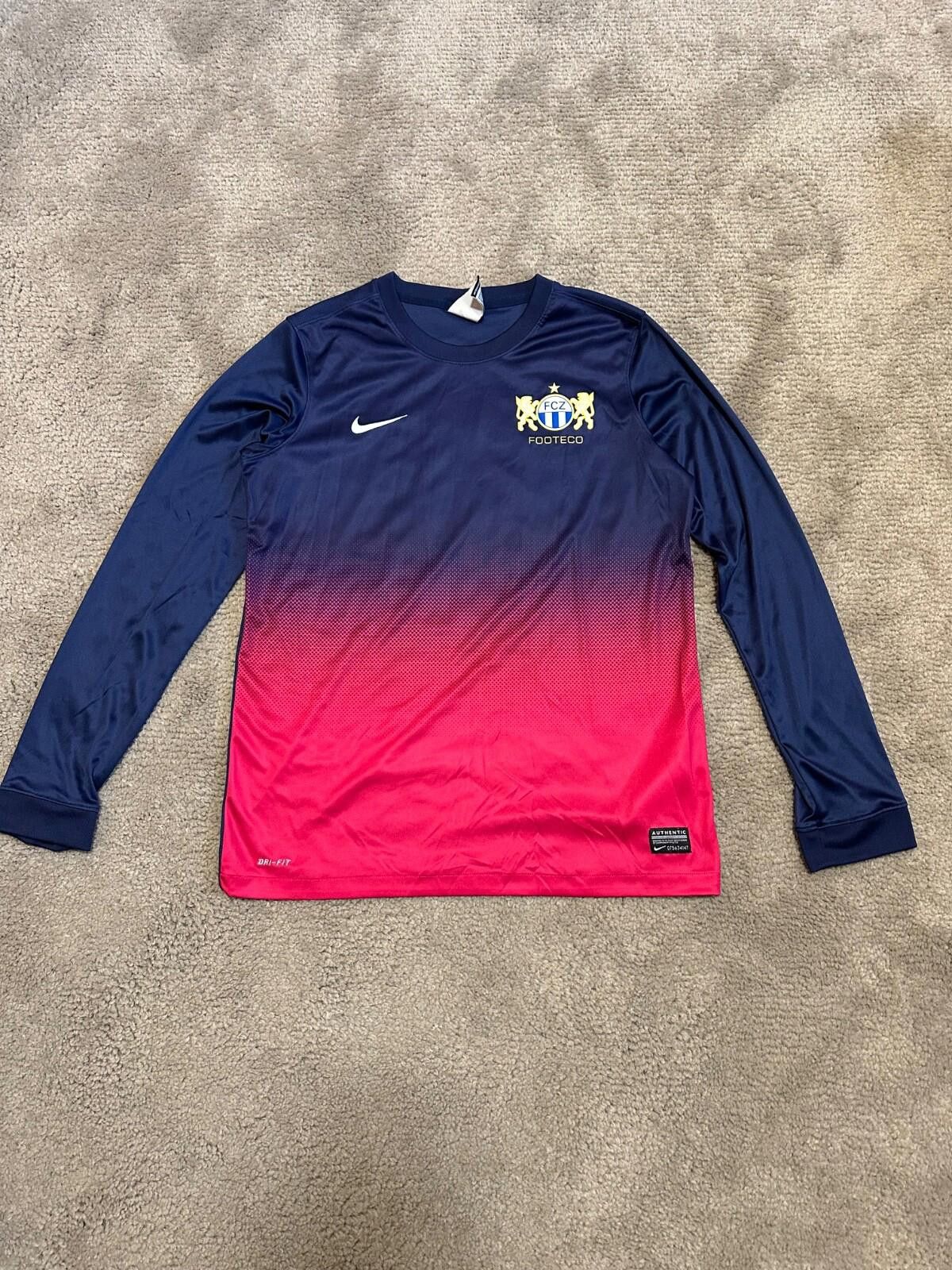 Nike Nike FC Zürich 2013/14 Football Soccer Training Shirt L/S XL Size US XS / EU 42 / 0 - 1 Thumbnail