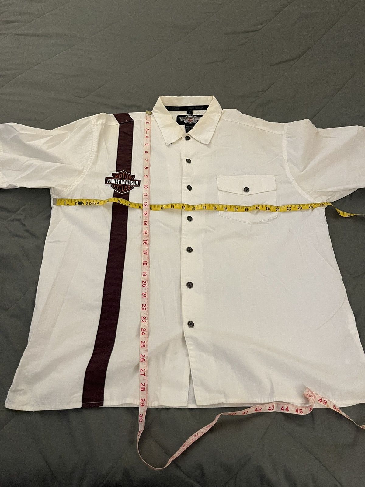 Harley Davidson × Vintage Y2K Harley Davidson button up shirt Size US XL / EU 56 / 4 - 8 Thumbnail