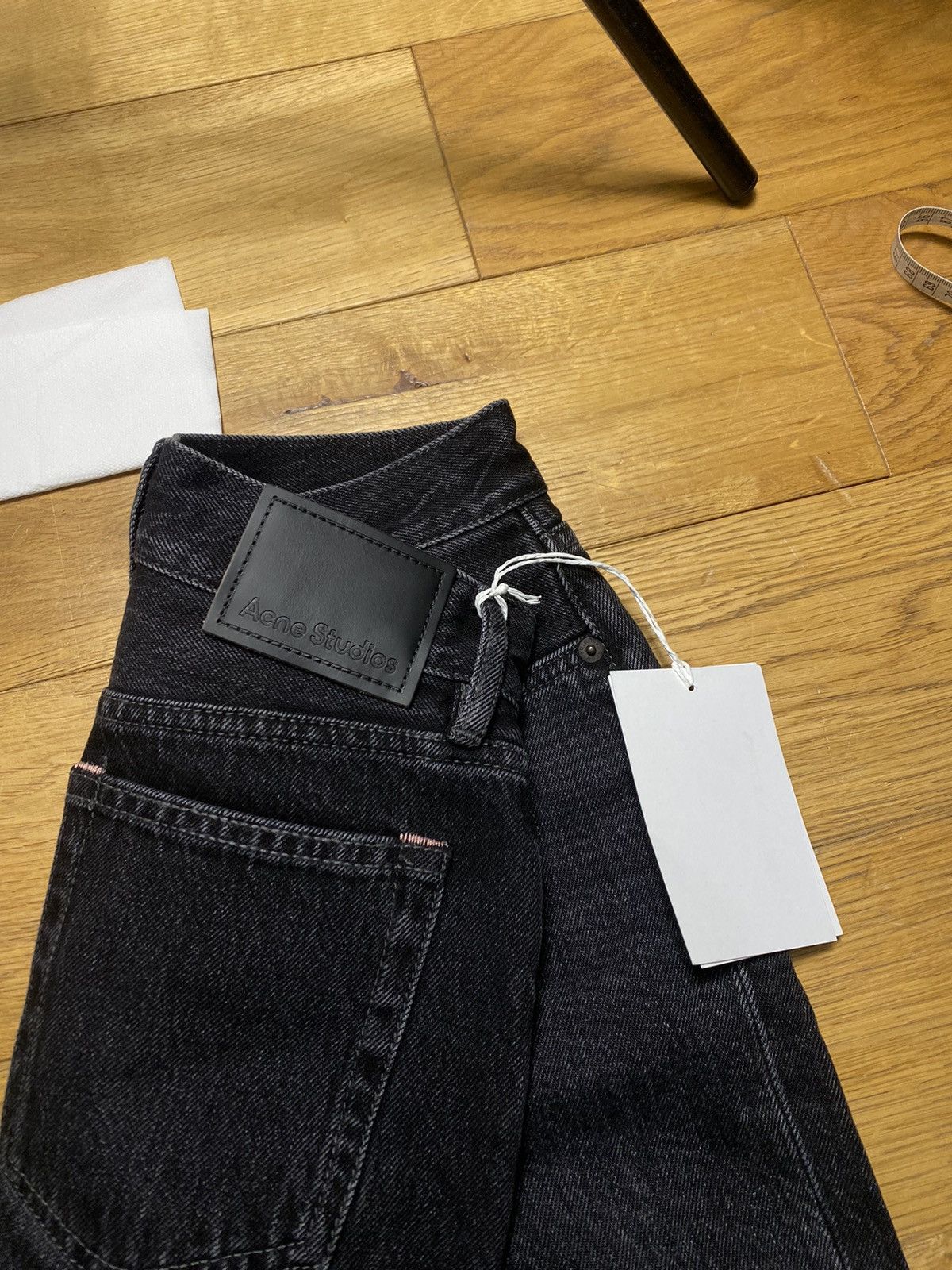 Acne Studios Acne Studios Mece Vintage Black denim pants dswt Size 24" / US 00 / IT 34 - 4 Thumbnail