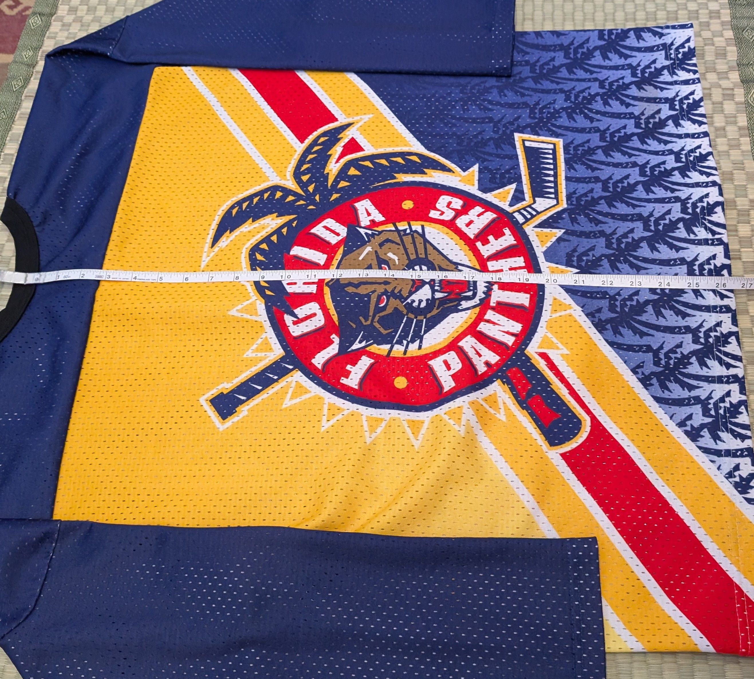 Ccm VTG CCM NHL Florida Panthers All Over Print Hockey Jersey Size US XL / EU 56 / 4 - 4 Thumbnail