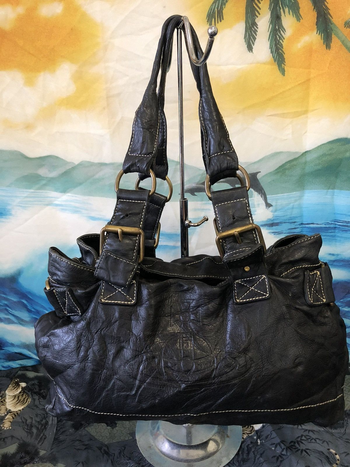 Vintage × Vivienne Westwood Vintage Vivienne Westwood leather handbag Size ONE SIZE - 4 Thumbnail