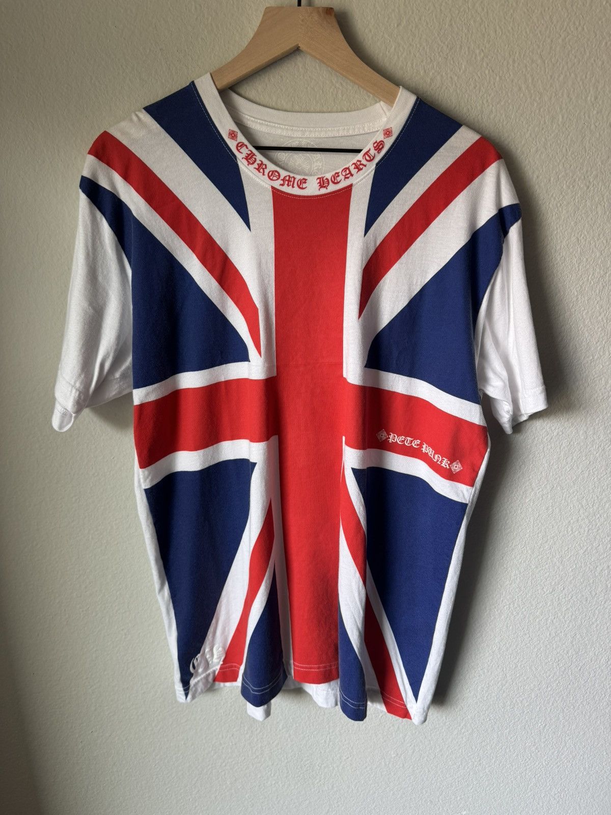 White Chrome Hearts T Shirt | Grailed