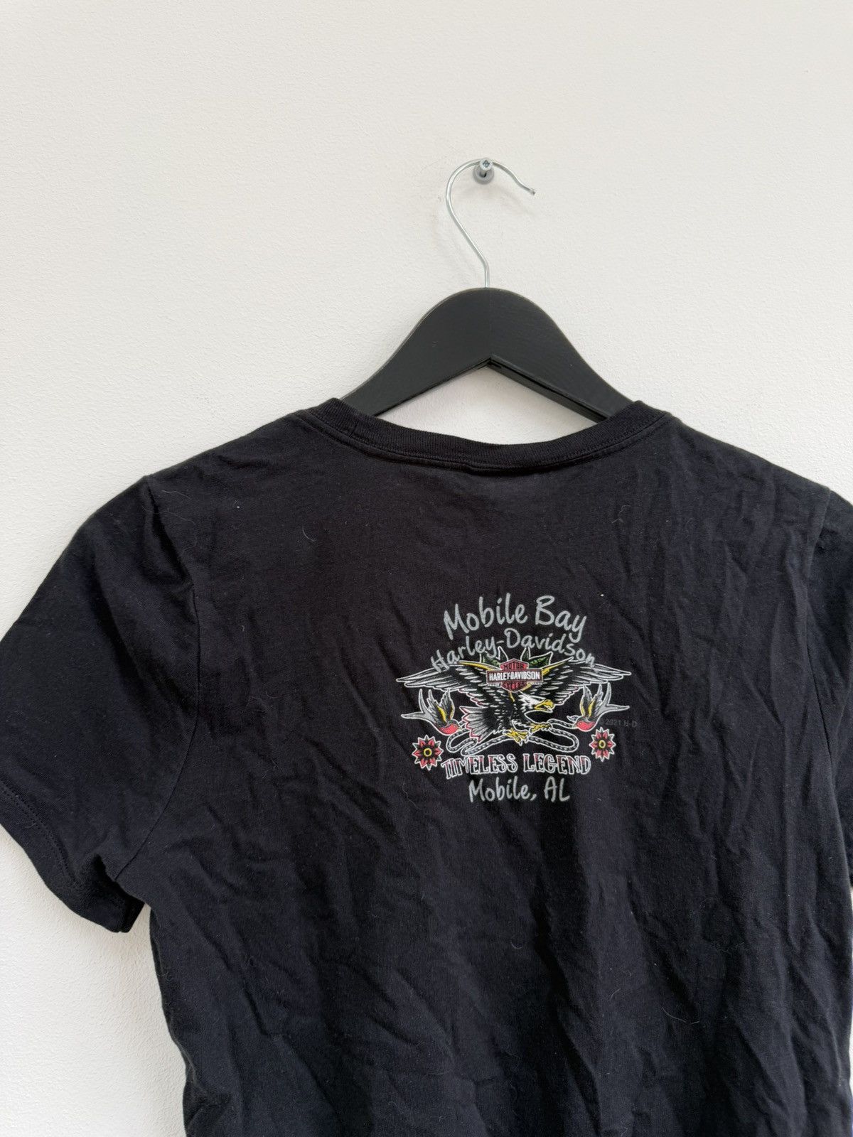 Harley Davidson Vintage 2000s Harley-Davidson Logo T-Shirt Washed Y2K Size US S / EU 44-46 / 1 - 8 Thumbnail