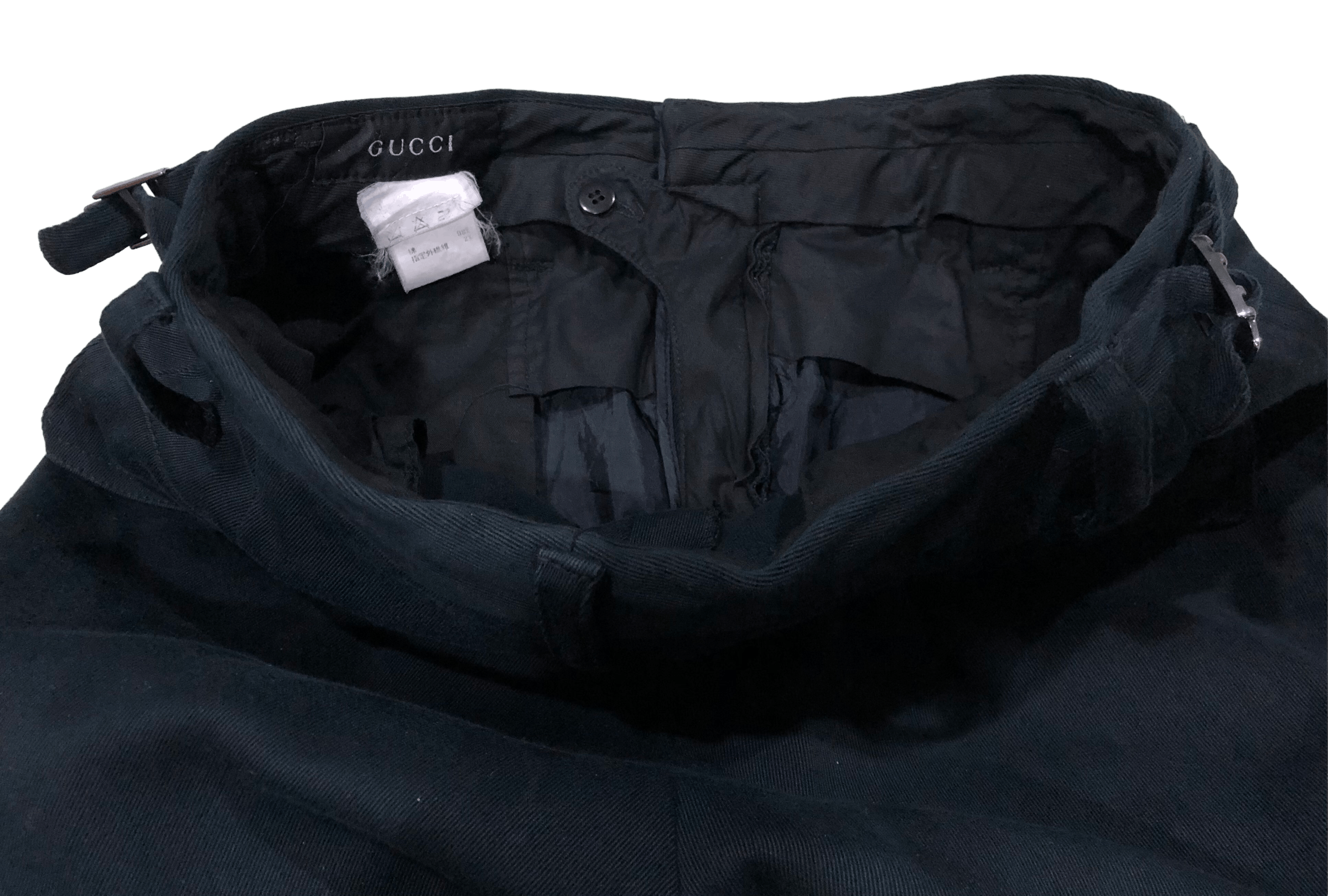 Gucci Vintage Gucci 90s By Tom Ford Heavy Cotton Cargo Pants Size US 33 - 14 Thumbnail
