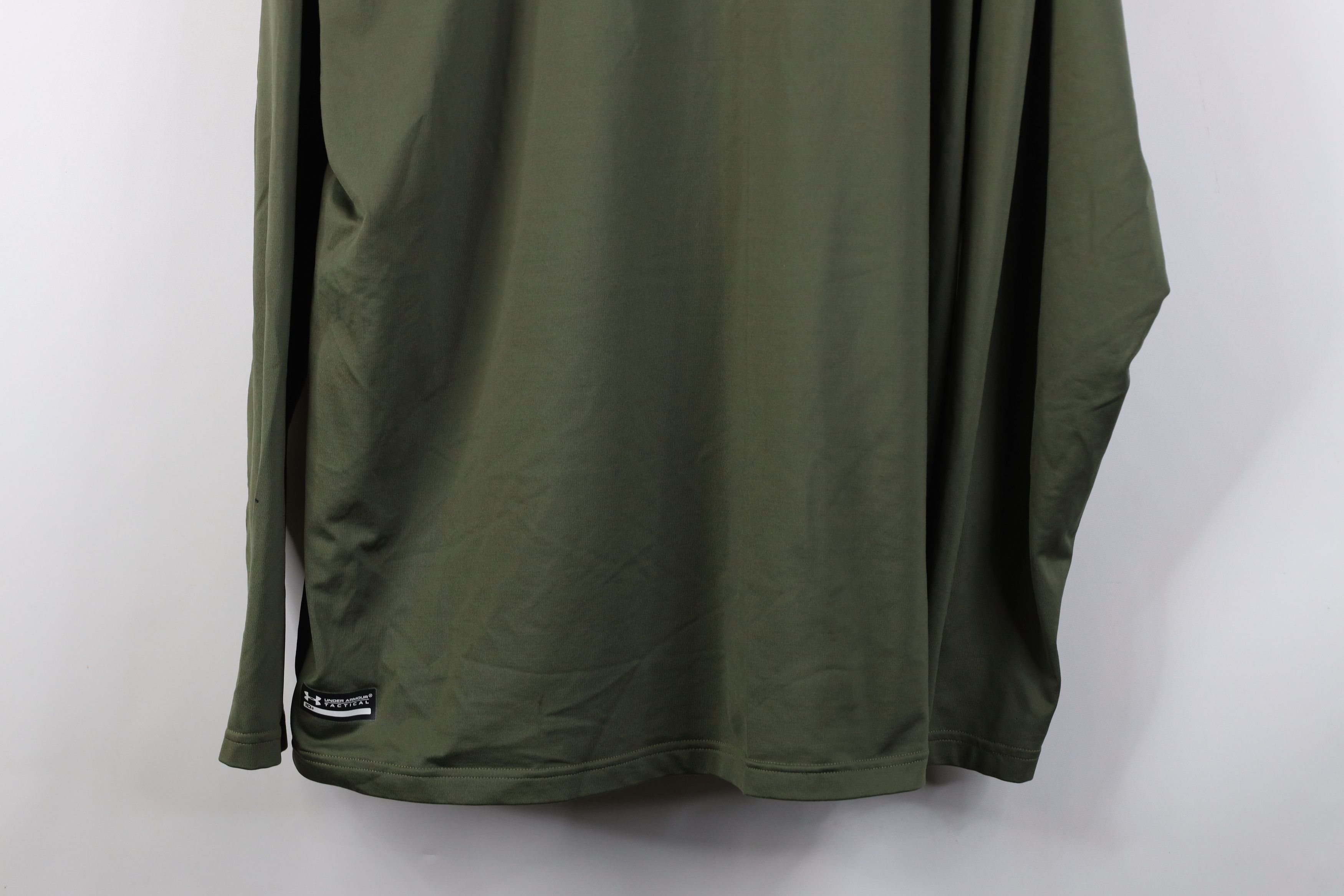 Under Armour Under Armour ColdGear Compression Mock Neck T-Shirt Green Size US XXL / EU 58 / 5 - 3 Thumbnail