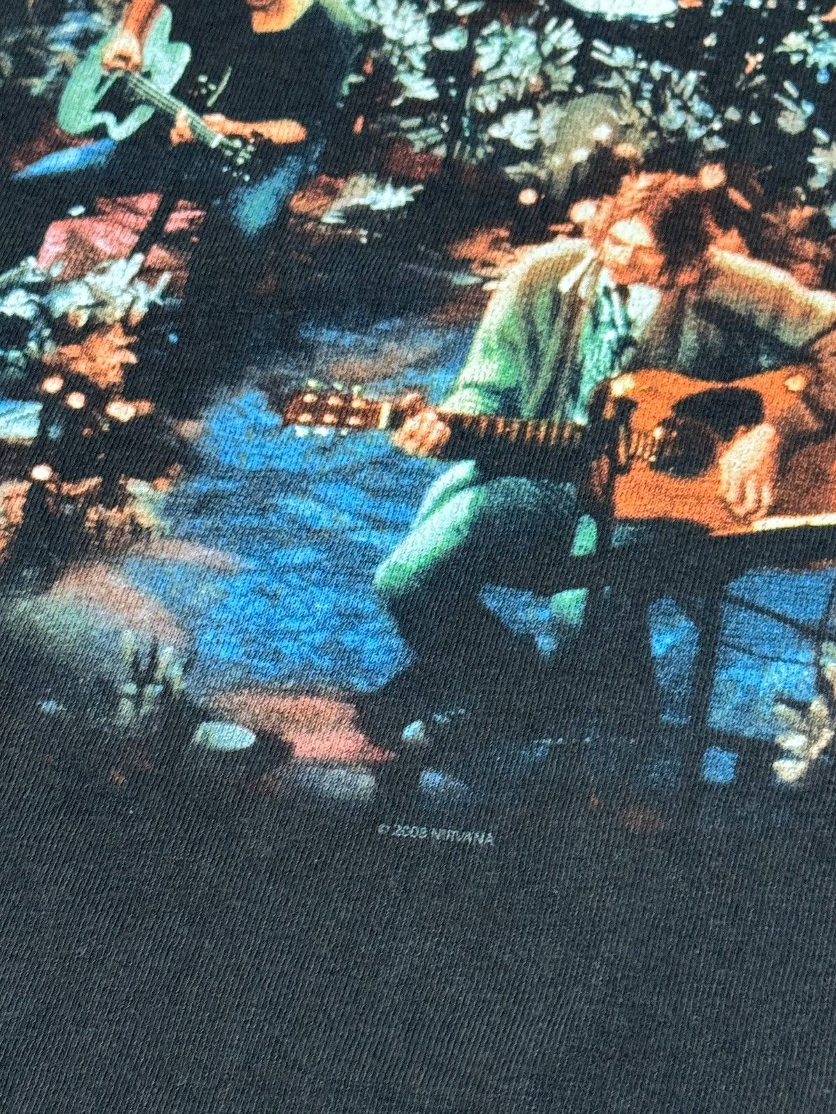 Band Tees Vintage 2008 Nirvana Kurt Cobain MTV Unplugged Band T-Shirt Size US S / EU 44-46 / 1 - 2 Thumbnail
