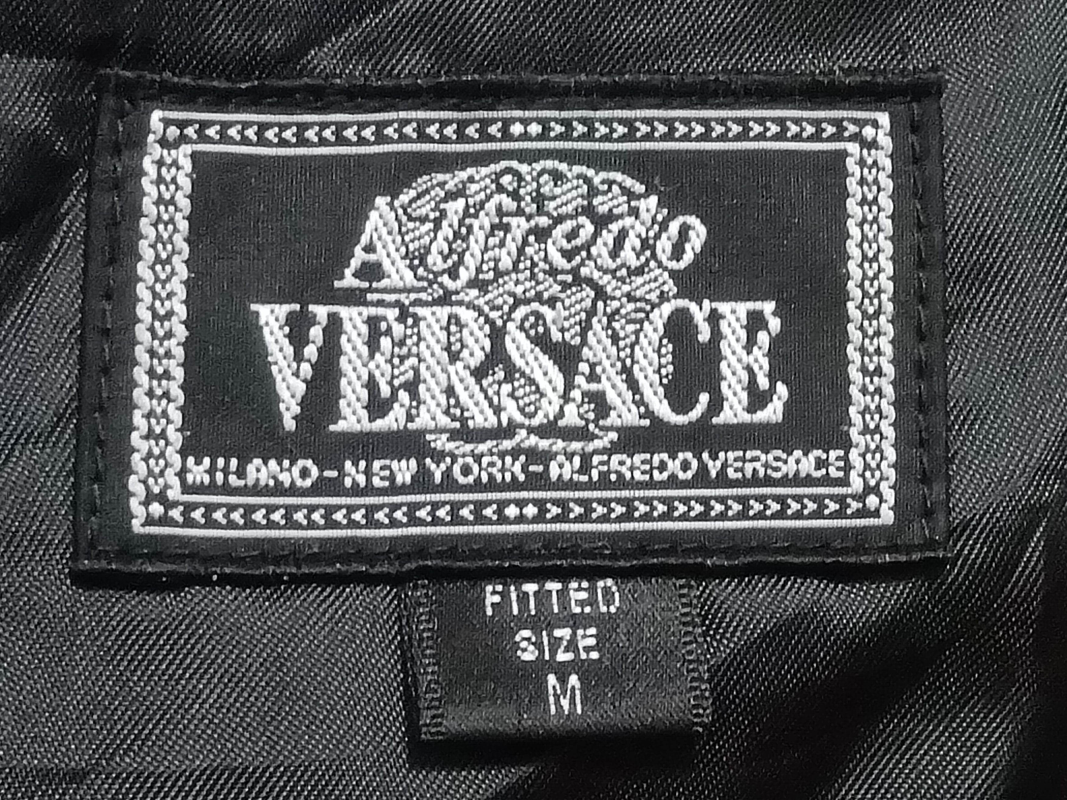 Japanese Brand VINTAGE ALFREDO VERSACE FLEECE JACKET Size US M / EU 48-50 / 2 - 2 Thumbnail