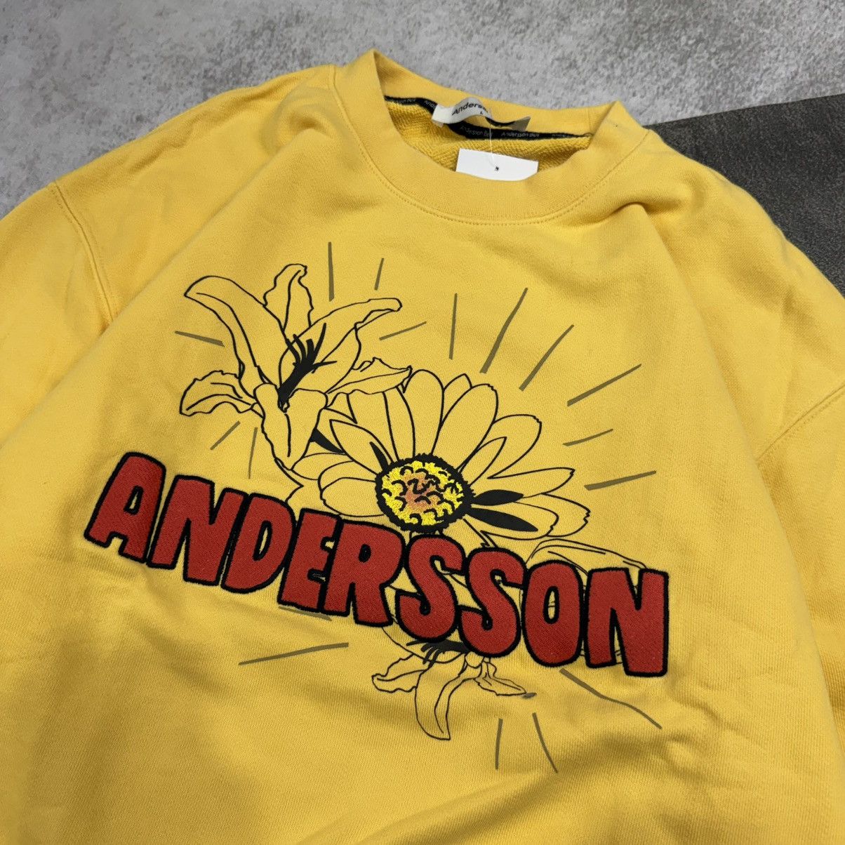 Andersson Bell ANDERSSON BELL yellow flower sweat Size US L / EU 52-54 / 3 - 3 Thumbnail