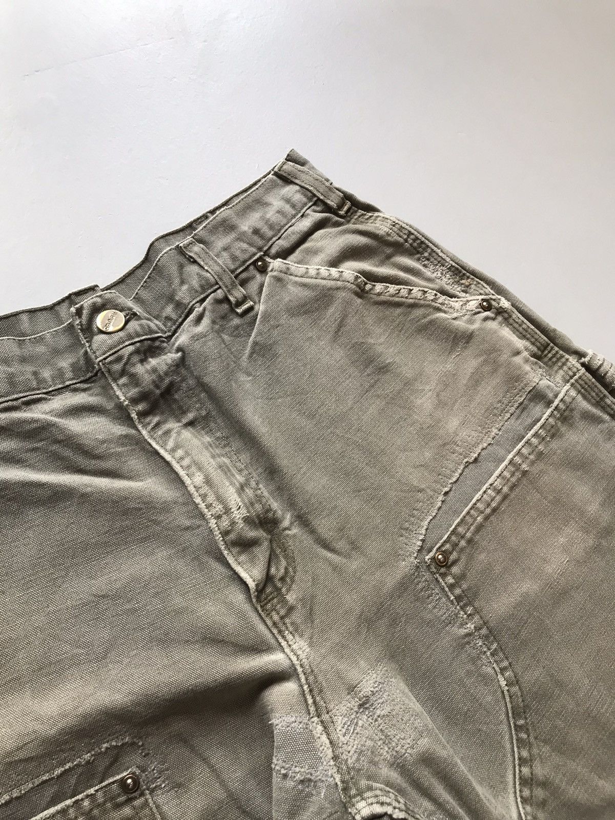 Carhartt Vintage Carhartt B136 MOS double knee workwear Size US 34 / EU 50 - 8 Thumbnail