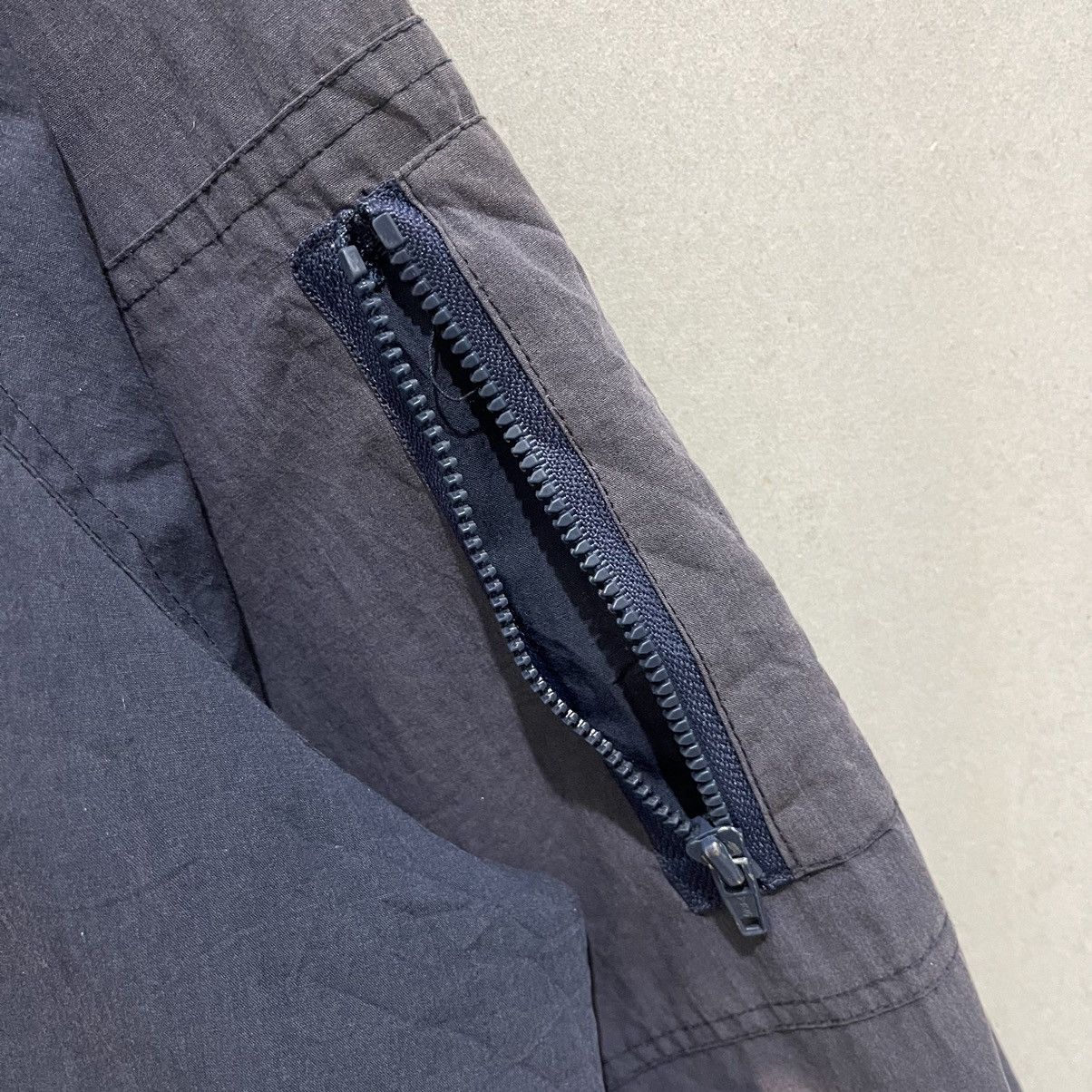 Japanese Brand × Vintage Vintage 80s Konica Spell Out Sunfaded Zipper Bomber Jacket Size US L / EU 52-54 / 3 - 14 Thumbnail