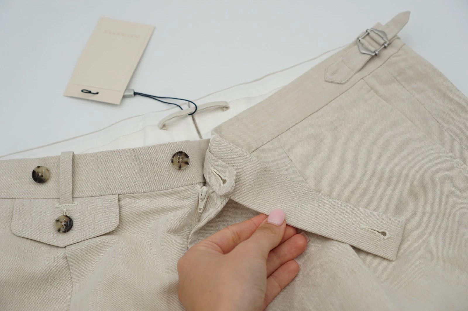 Suitsupply Men Suitsupply Pants Brentwood Linen & Cotton Size UK/US42 Size 42R - 3 Thumbnail
