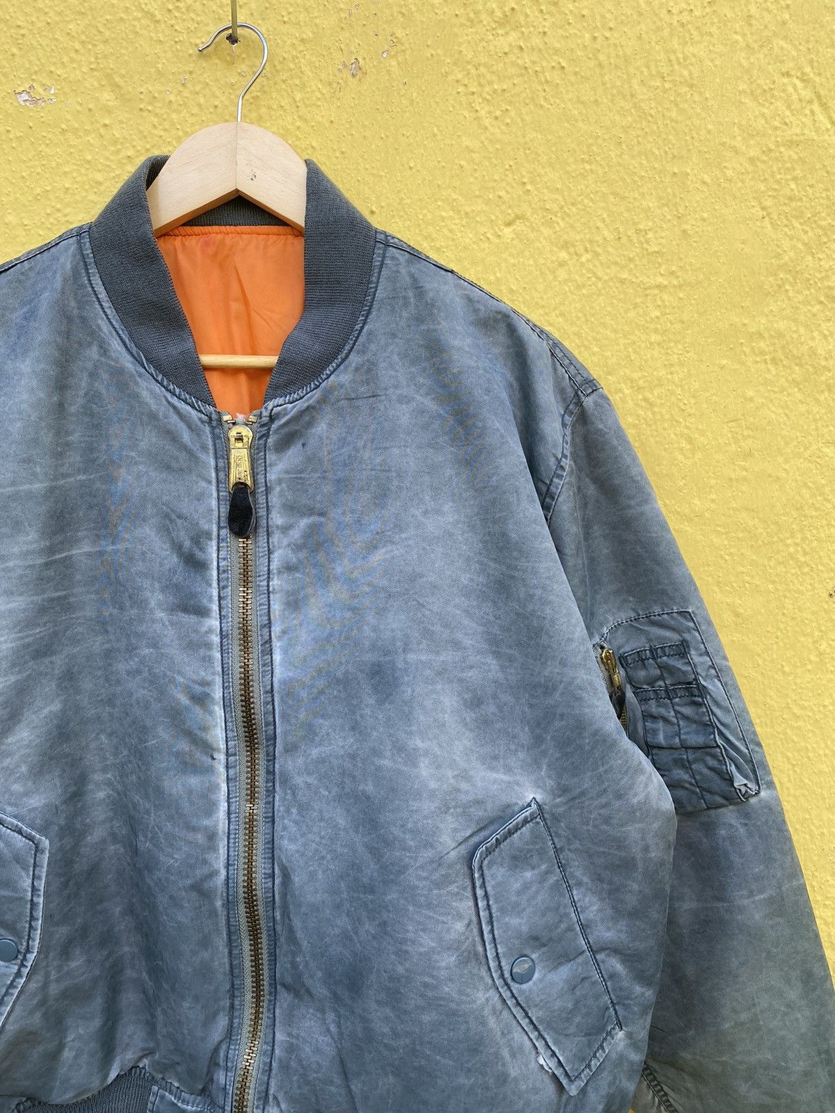Vintage Vintage MA-1 flight US Airborne bomber jacket Size US L / EU 52-54 / 3 - 16 Thumbnail