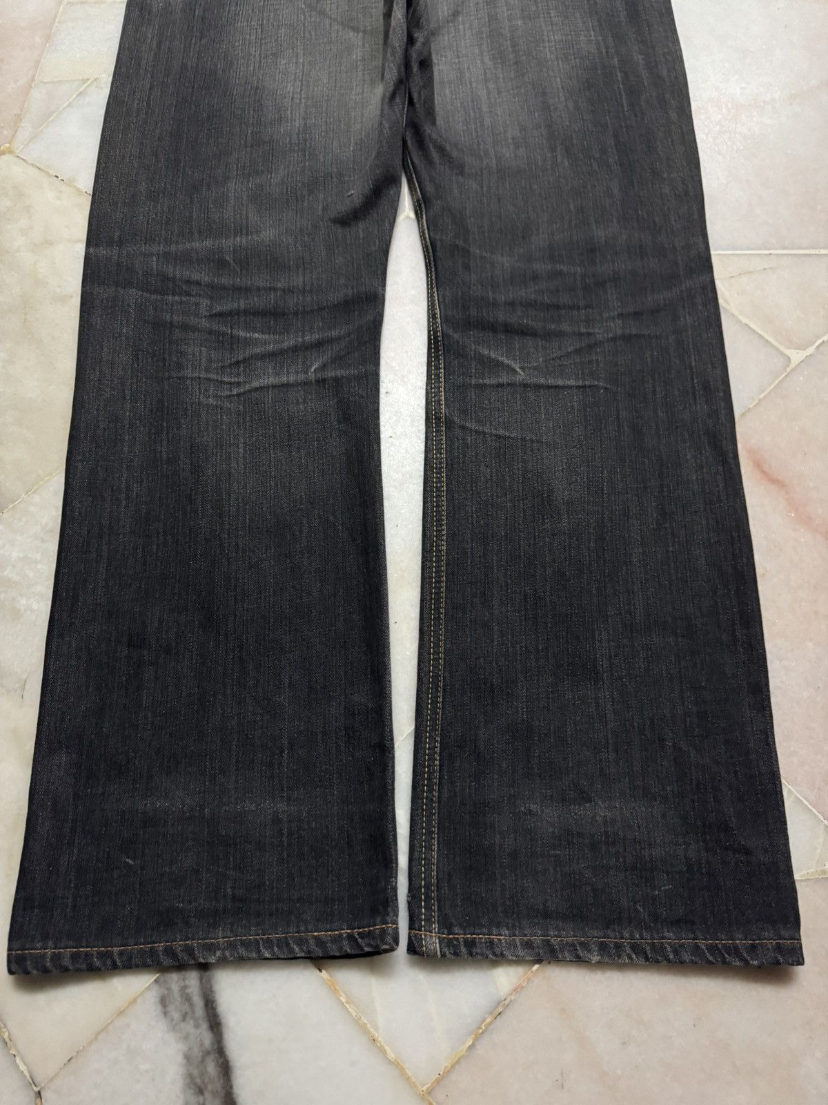 Edwin BIG SIZE💥INSANE EDWIN MADE IN JAPAN MUDWASH WHSIKER DISTRES Size US 42 / EU 58 - 17 Thumbnail