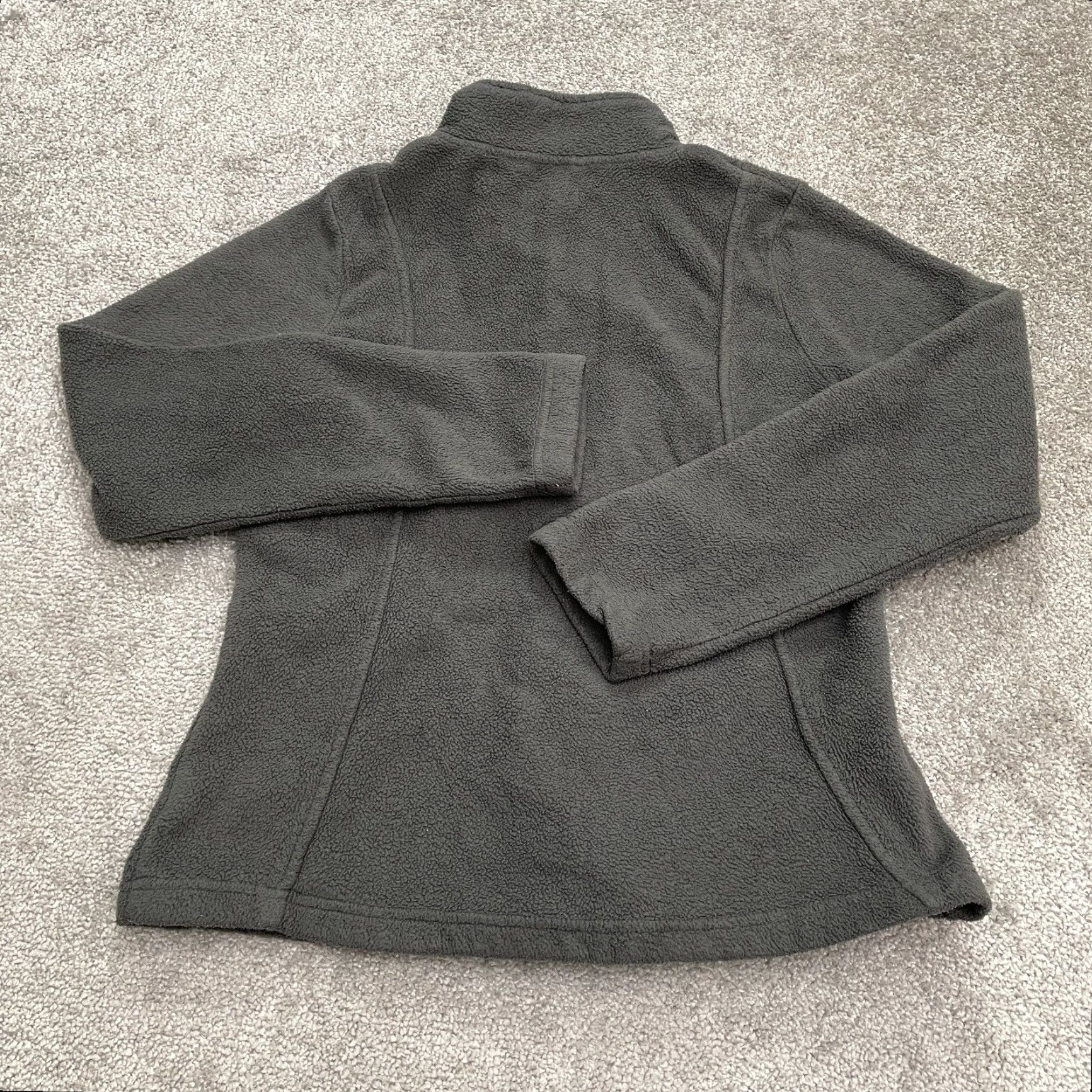 Merona Merona Jacket Womens S Gray Full Zip Fleece Polyester Outdoor Casual Workwear Size S / US 4 / IT 40 - 2 Thumbnail