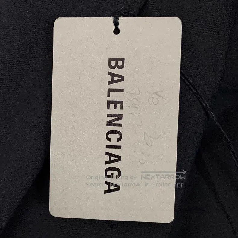Balenciaga Balenciaga Brown Logo Letter Print Stand Collar Zip Long S Size US M / EU 48-50 / 2 - 8 Thumbnail