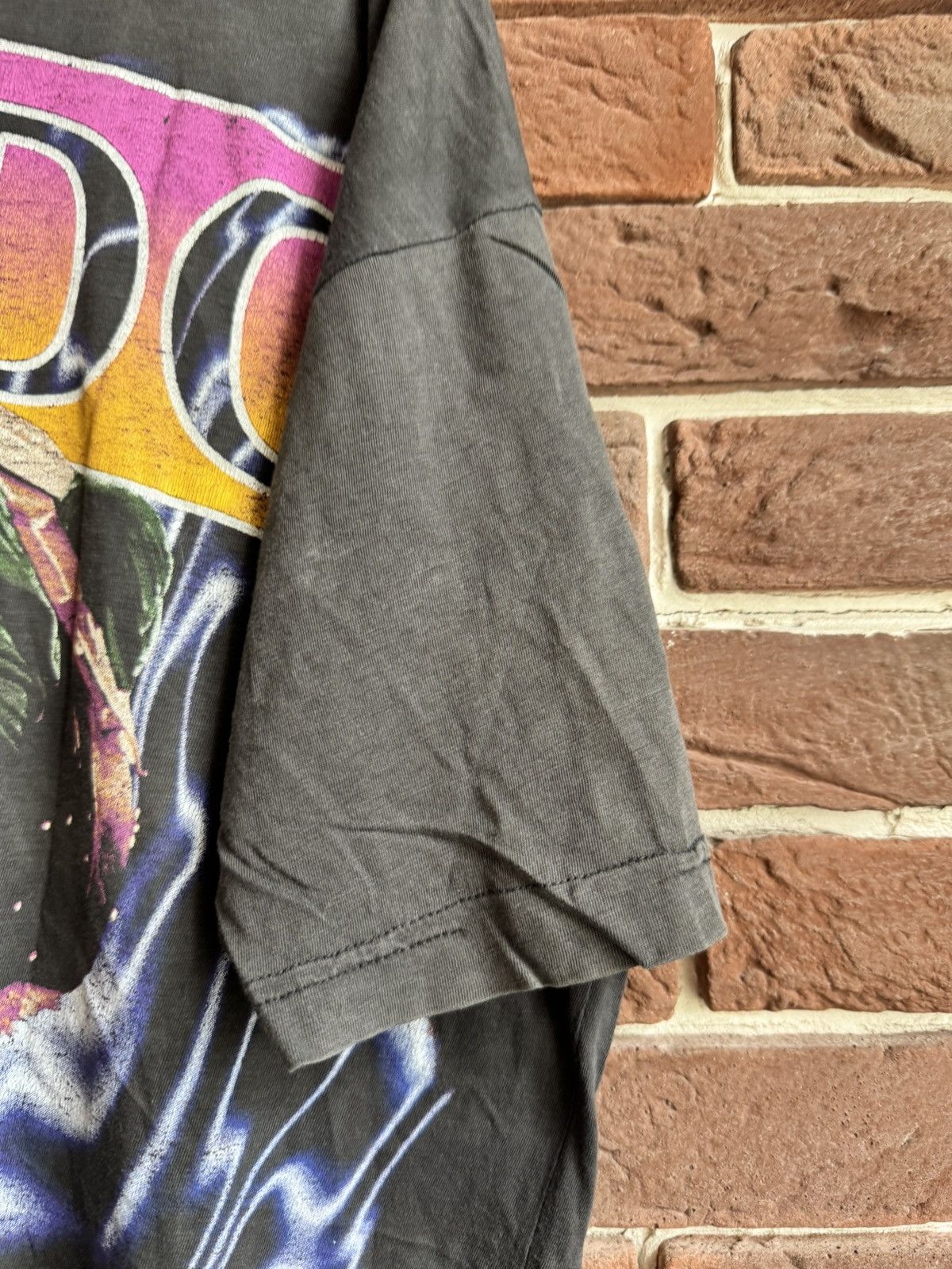 Band Tees 90s AC DC Lightning Vintage Metal Rock Tour Band Tee Black Size US XL / EU 56 / 4 - 10 Thumbnail