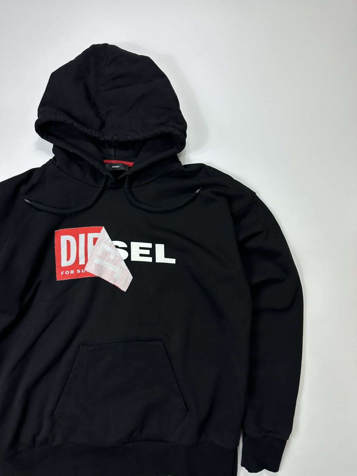 Diesel Diesel Hoodie Box Logo Centre Black Size US XL / EU 56 / 4 - 5 Thumbnail