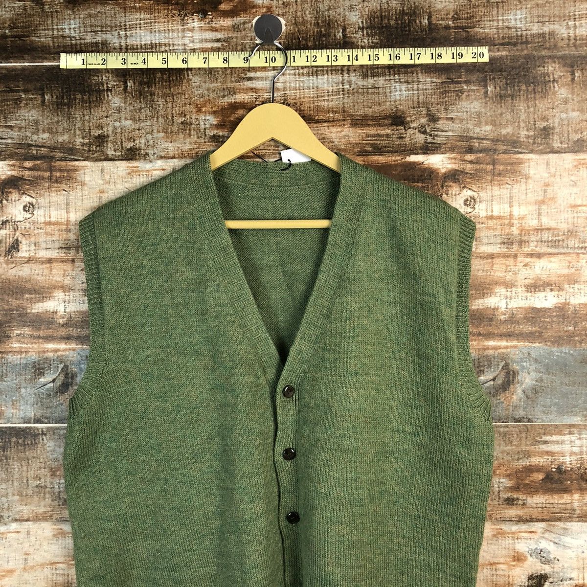 Japanese Brand Japan vintage knitwear Green Handknit #A2319 Size M / US 6-8 / IT 42-44 - 2 Thumbnail