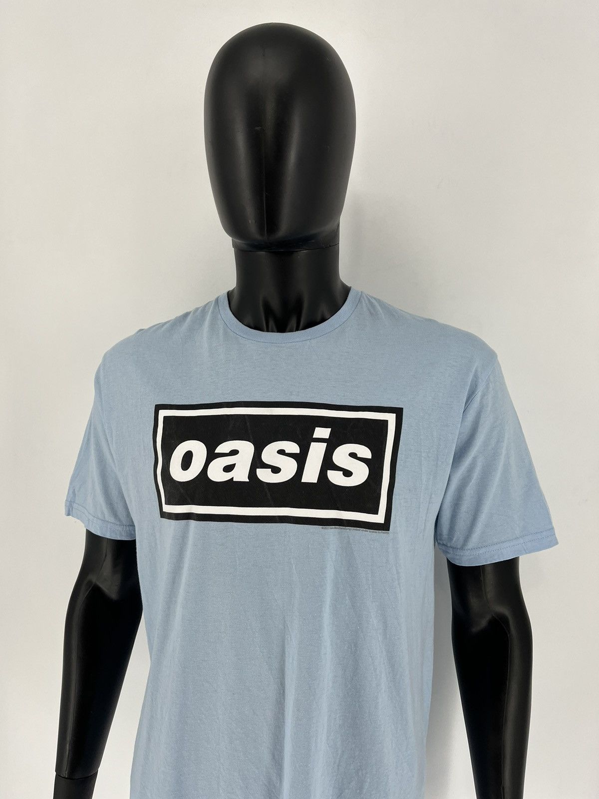 Band Tees Vintage Oasis Y2K Box Logo Sky White T Shirt Size US XL / EU 56 / 4 - 4 Thumbnail