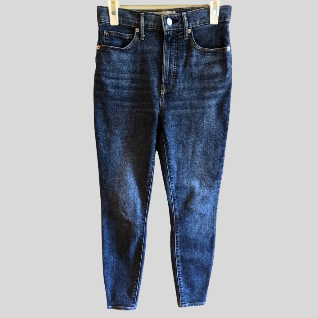 Everlane Everlane Way-High Skinny Jeans Size 28 Dark Wash High-Rise S Size 28" / US 6 / IT 42 - 1 Thumbnail