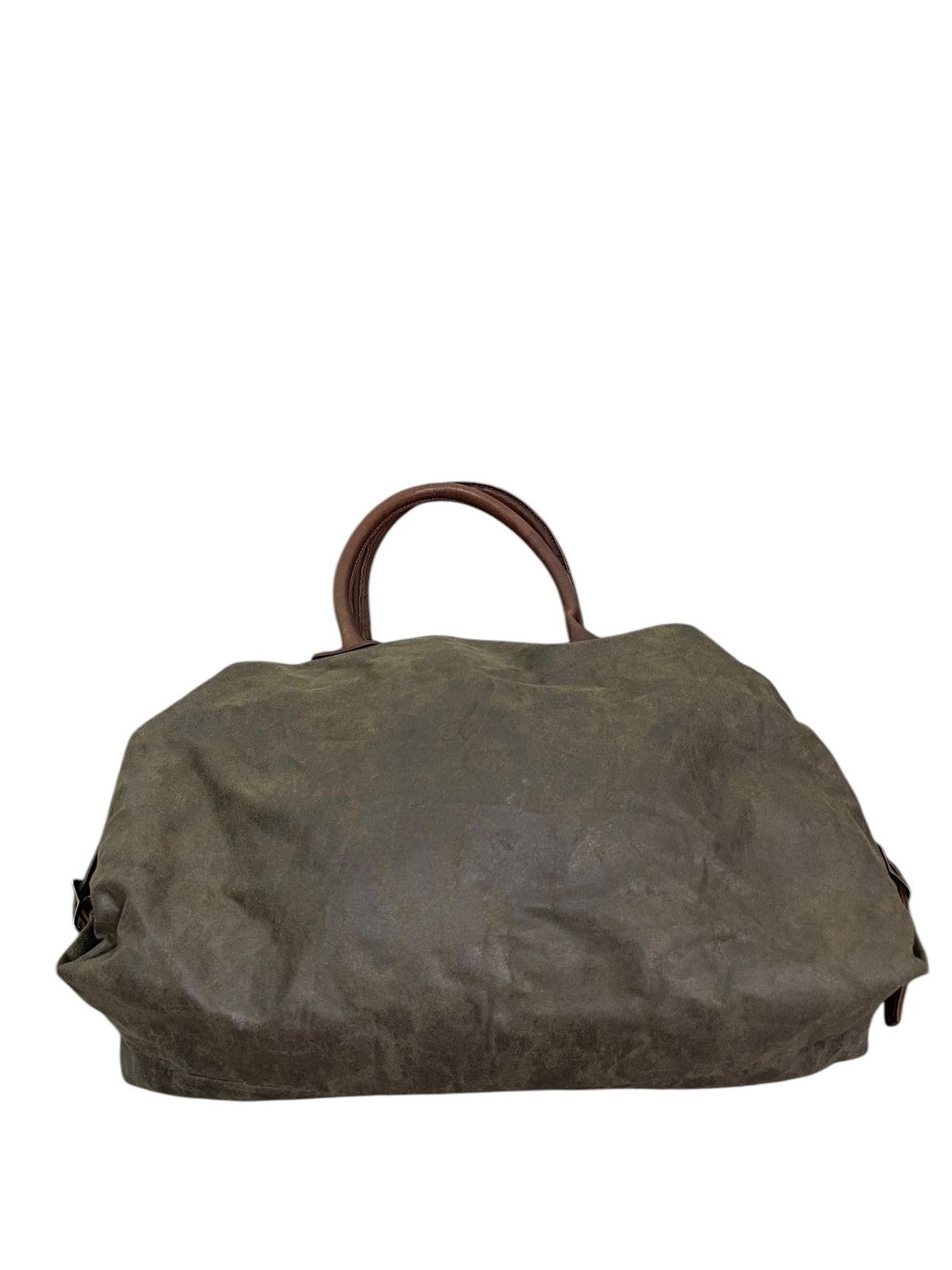 Japanese Brand Full Leather United Arrows Japan Duffle Bag 1🟩6 Size ONE SIZE - 5 Thumbnail