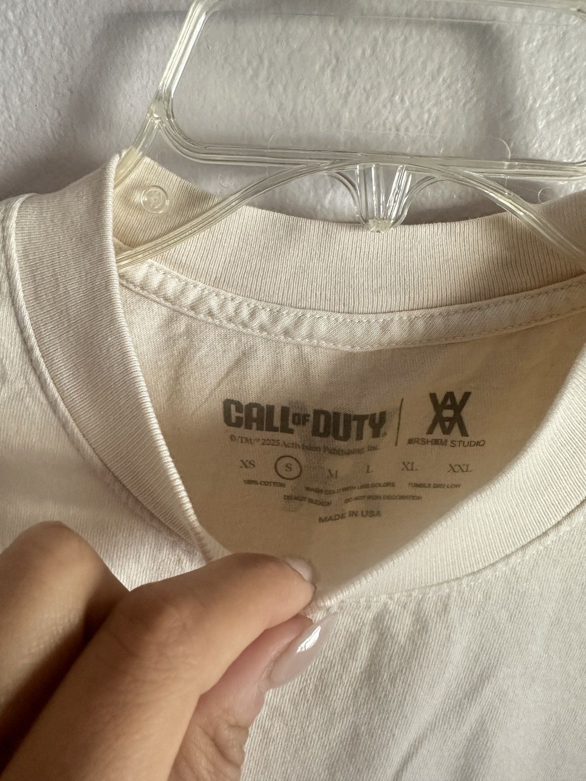 Daniel Arsham Daniel Arsham x Call of Duty Tee, size Small, NEVER WORN Size US S / EU 44-46 / 1 - 4 Thumbnail