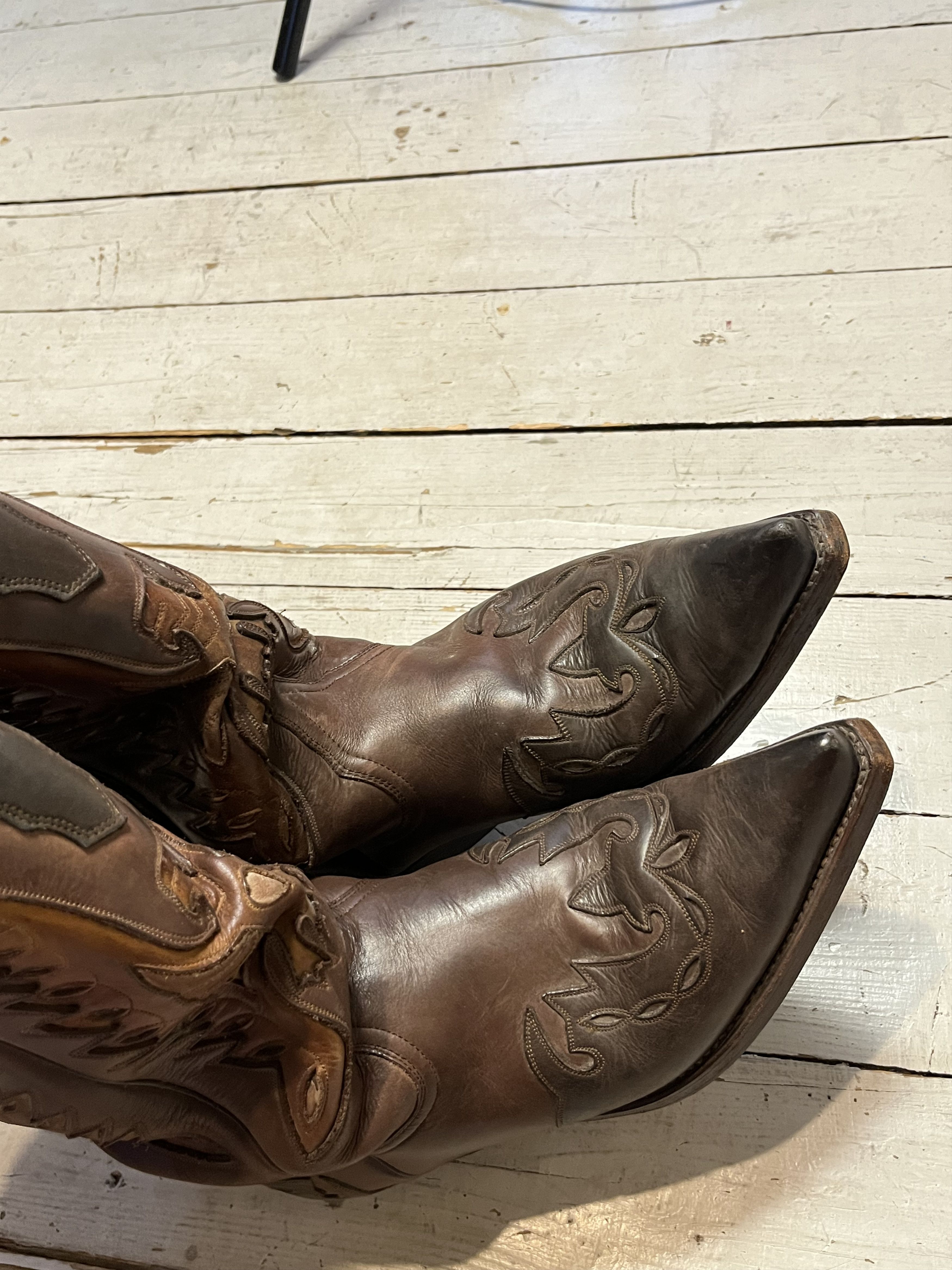Sancho Boots Vintage Sancho Cowboy Boots Handmade Made in Spain Size US 10 / EU 43 - 4 Thumbnail
