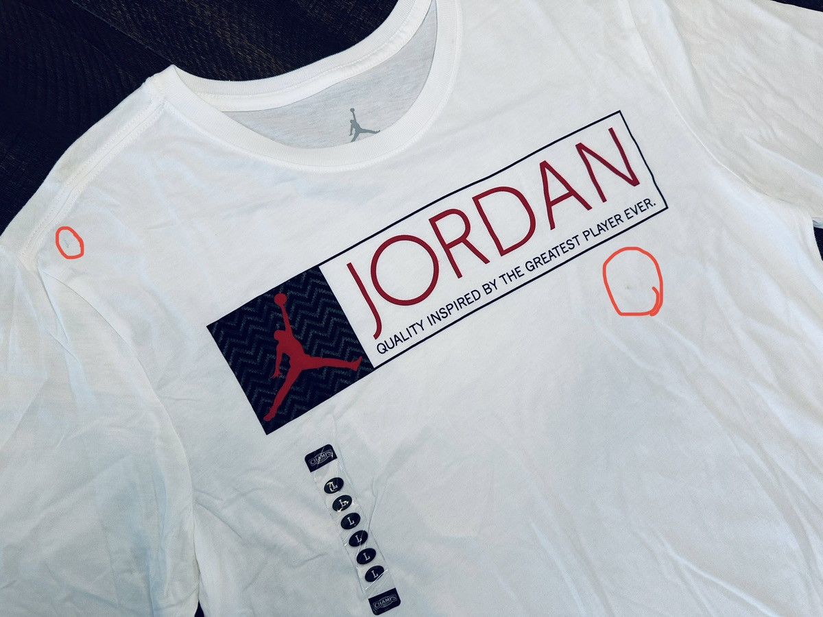 Nike NWT Nike Jordan The Greatest Player Ever T Shirt-Large Size US L / EU 52-54 / 3 - 3 Thumbnail