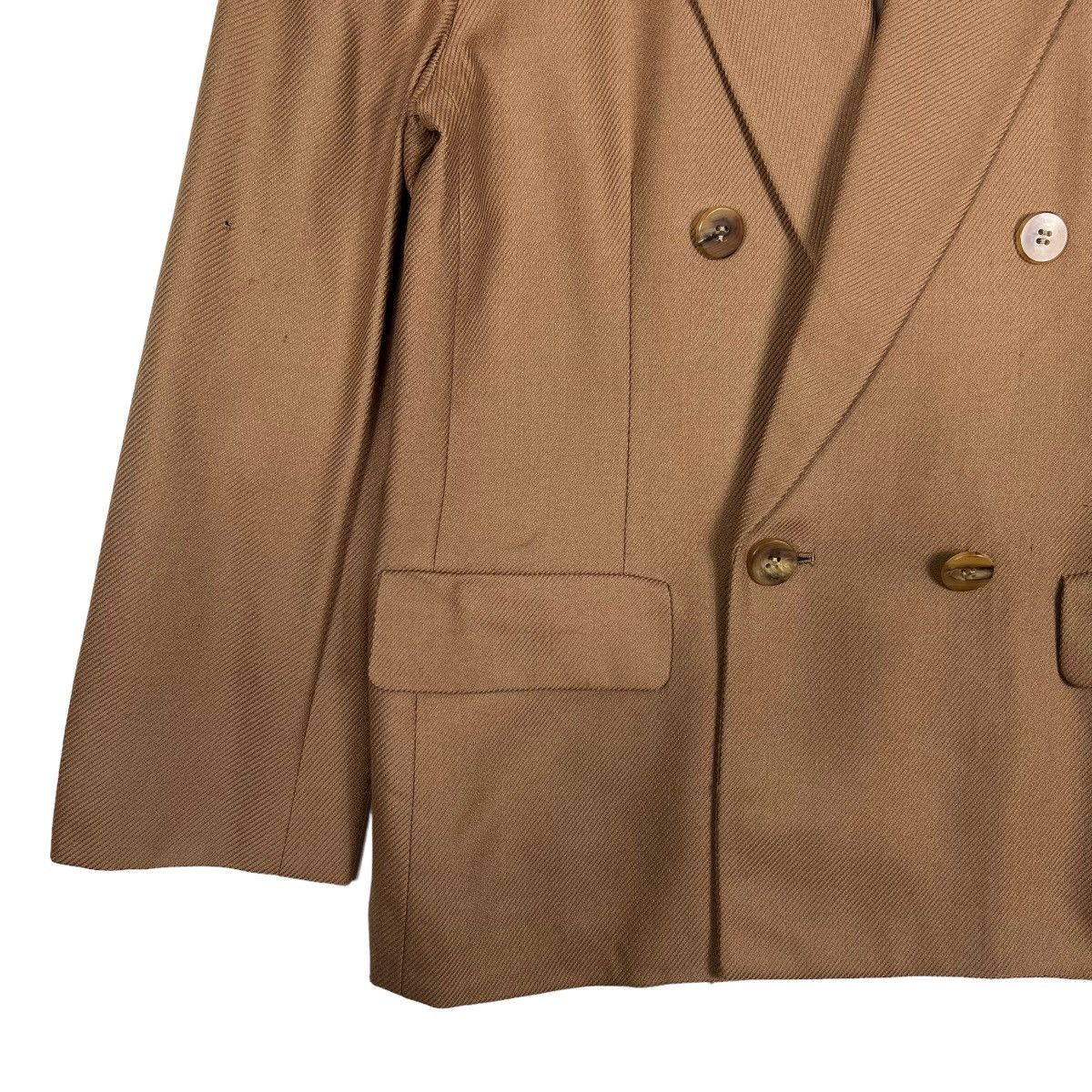 Burberry 🔥 RICH BROWN BURBERRY DOUBLE BREAST BLAZER JACKET Size US S / EU 44-46 / 1 - 4 Thumbnail