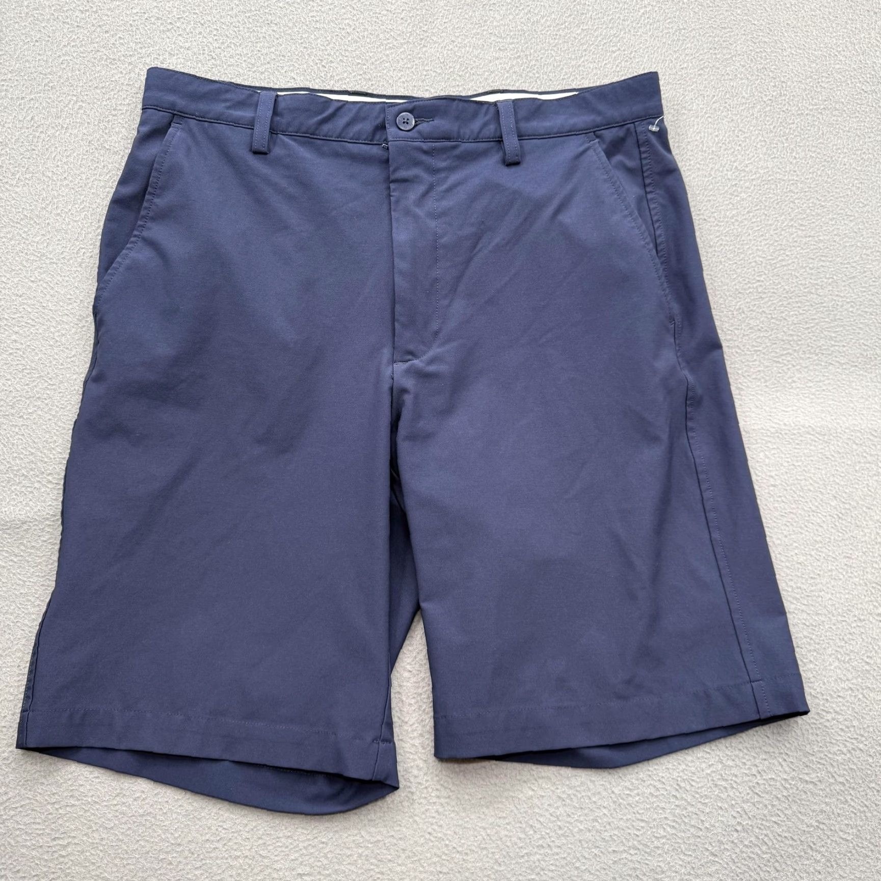 Footjoy FootJoy Shorts Mens 34 Blue Chino Stretch Golf 10 Inseam Drawstring Casual Size US 34 / EU 50 - 2 Thumbnail