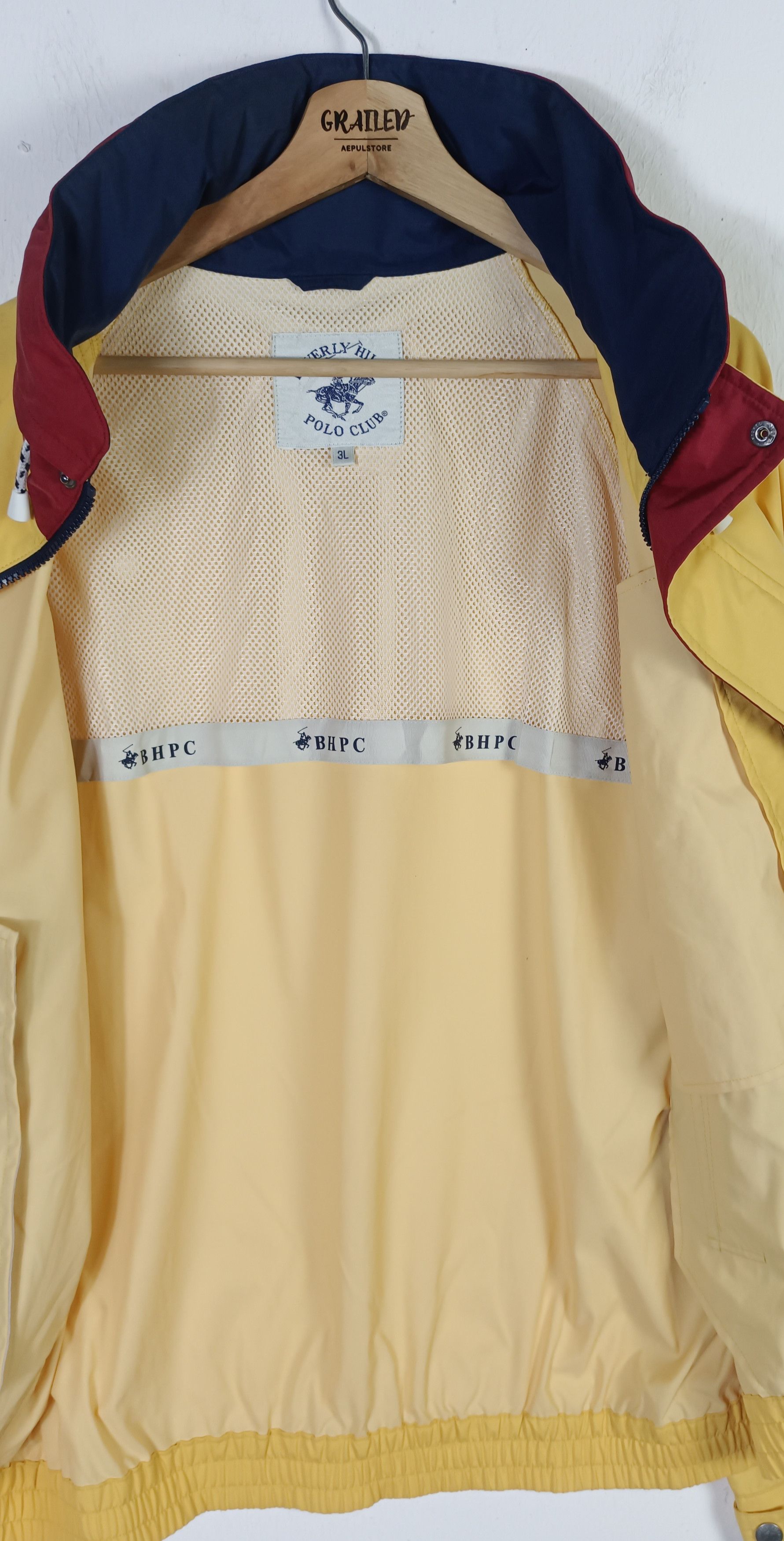 Beverly Hills Polo Club Vintage 90s Polo Club Baverly Hills Windbraker Size US XXL / EU 58 / 5 - 9 Thumbnail