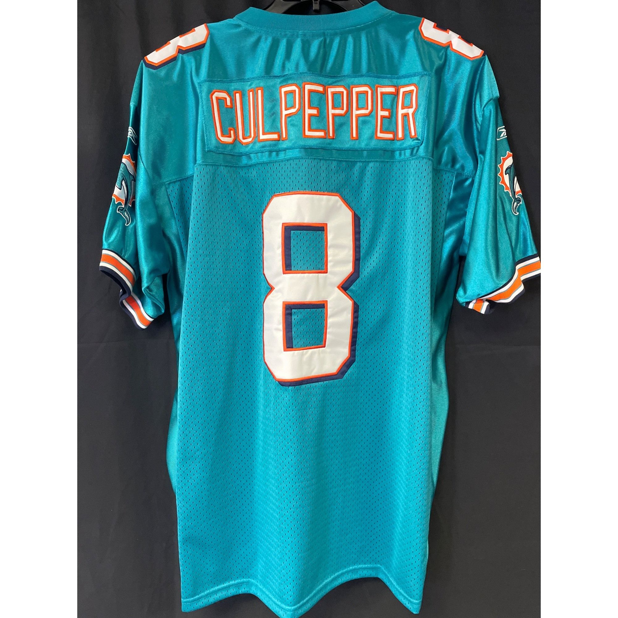 Reebok Reebok NFL 2000's Y2k AUTHENTIC Men's Dolphins Jersey#8 Culp Size US XL / EU 56 / 4 - 2 Thumbnail