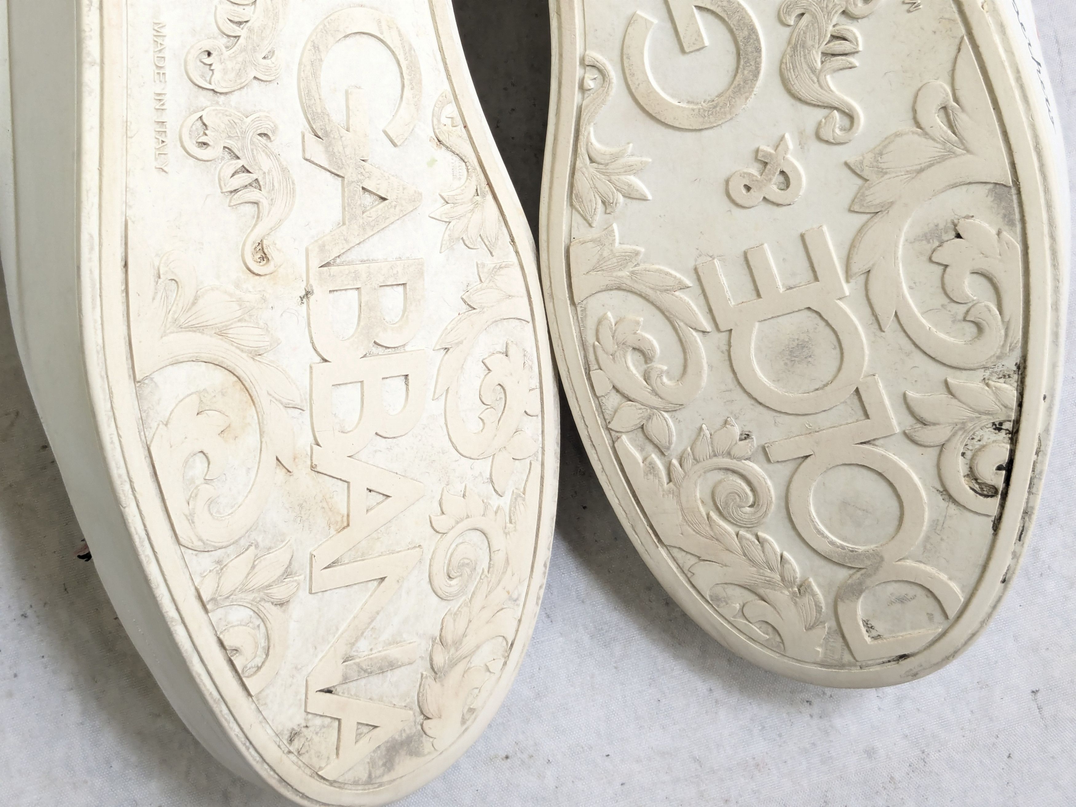 Dolce & Gabbana Dolce & Gabbana Portofino Sneakers White 11 Crown King Size US 11 / EU 44 - 19 Thumbnail