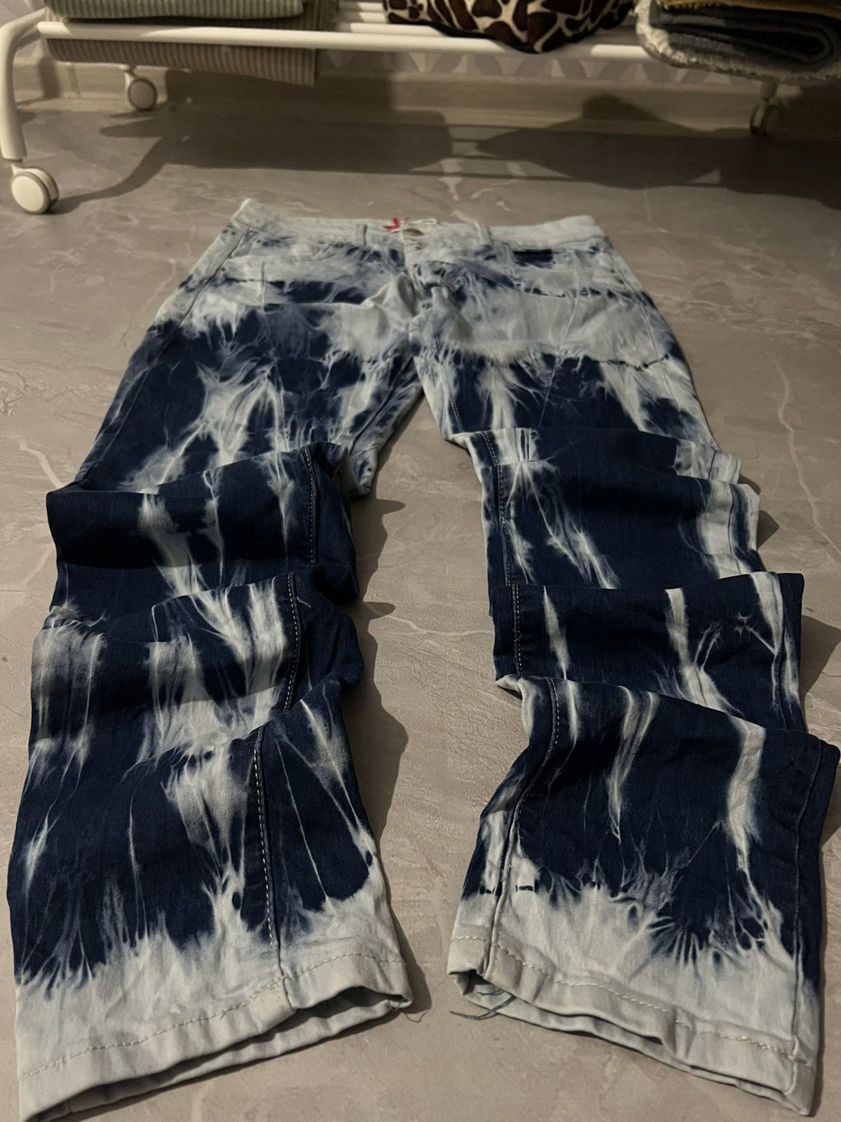 Japanese Brand Distressed Slim Sexy Fit / Number Nine Style Rare / Archive Size US 32 / EU 48 - 2 Thumbnail