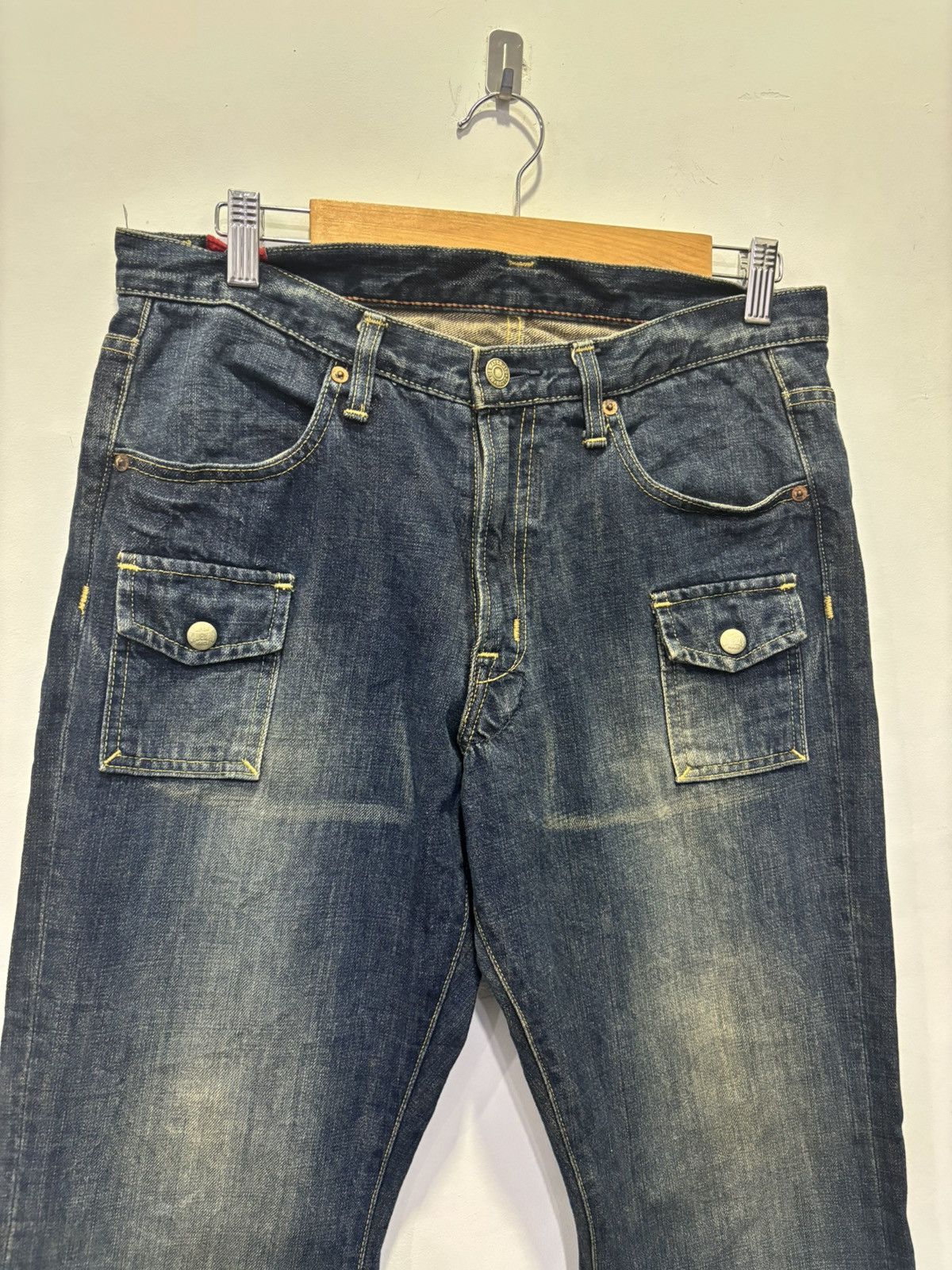 Japanese Brand Japanese Blue Way Bootcut Bush Pant Jeans Size US 32 / EU 48 - 3 Thumbnail
