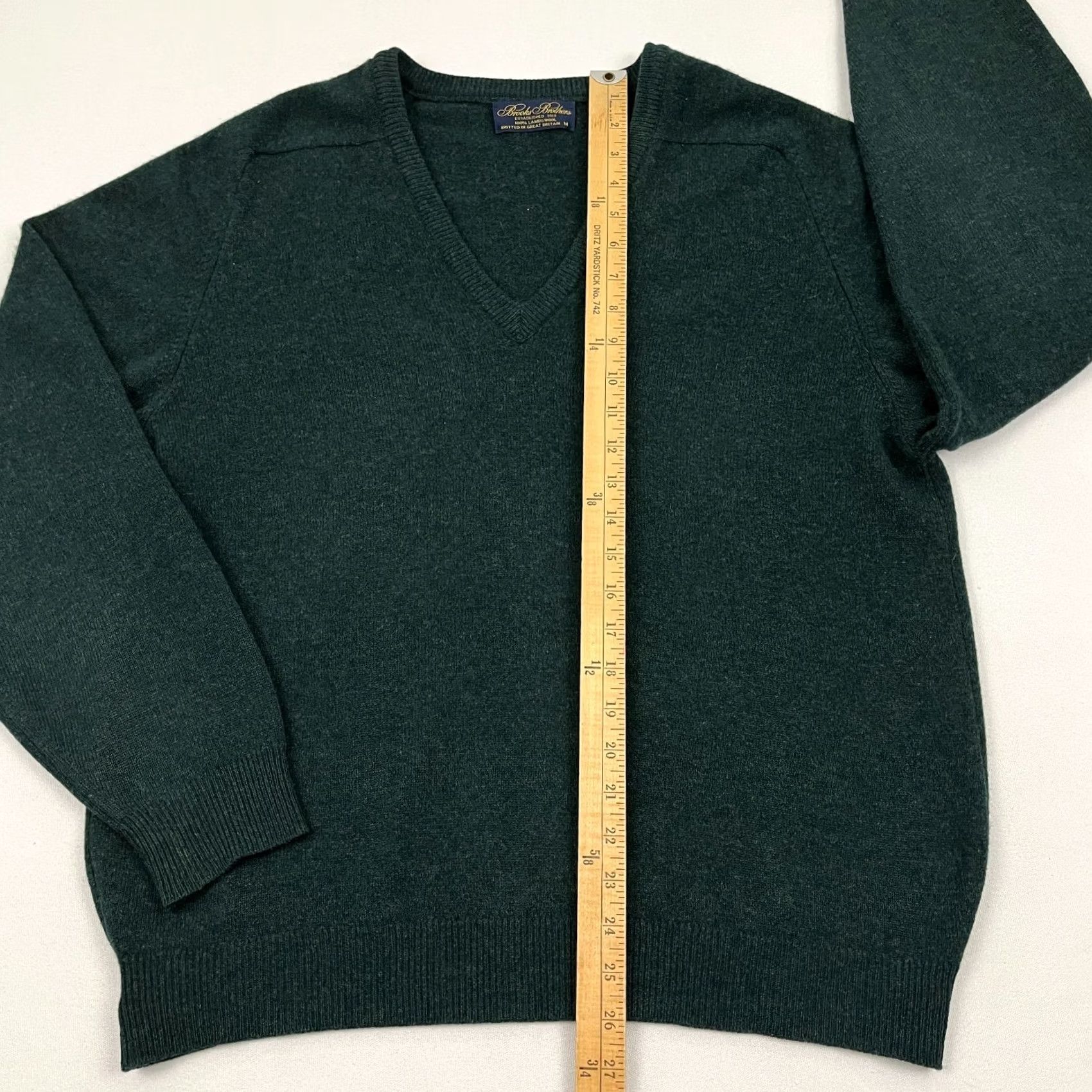 Brooks Brothers Brooks Brothers Sweater Mens M Green Lambswool Pullover Knit Wool Classic Jacket? Size US M / EU 48-50 / 2 - 3 Thumbnail