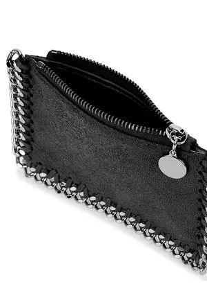 Stella McCartney o1s22i1n1024 Size: OS / Falabella Card Holder in Black Size ONE SIZE - 3 Thumbnail