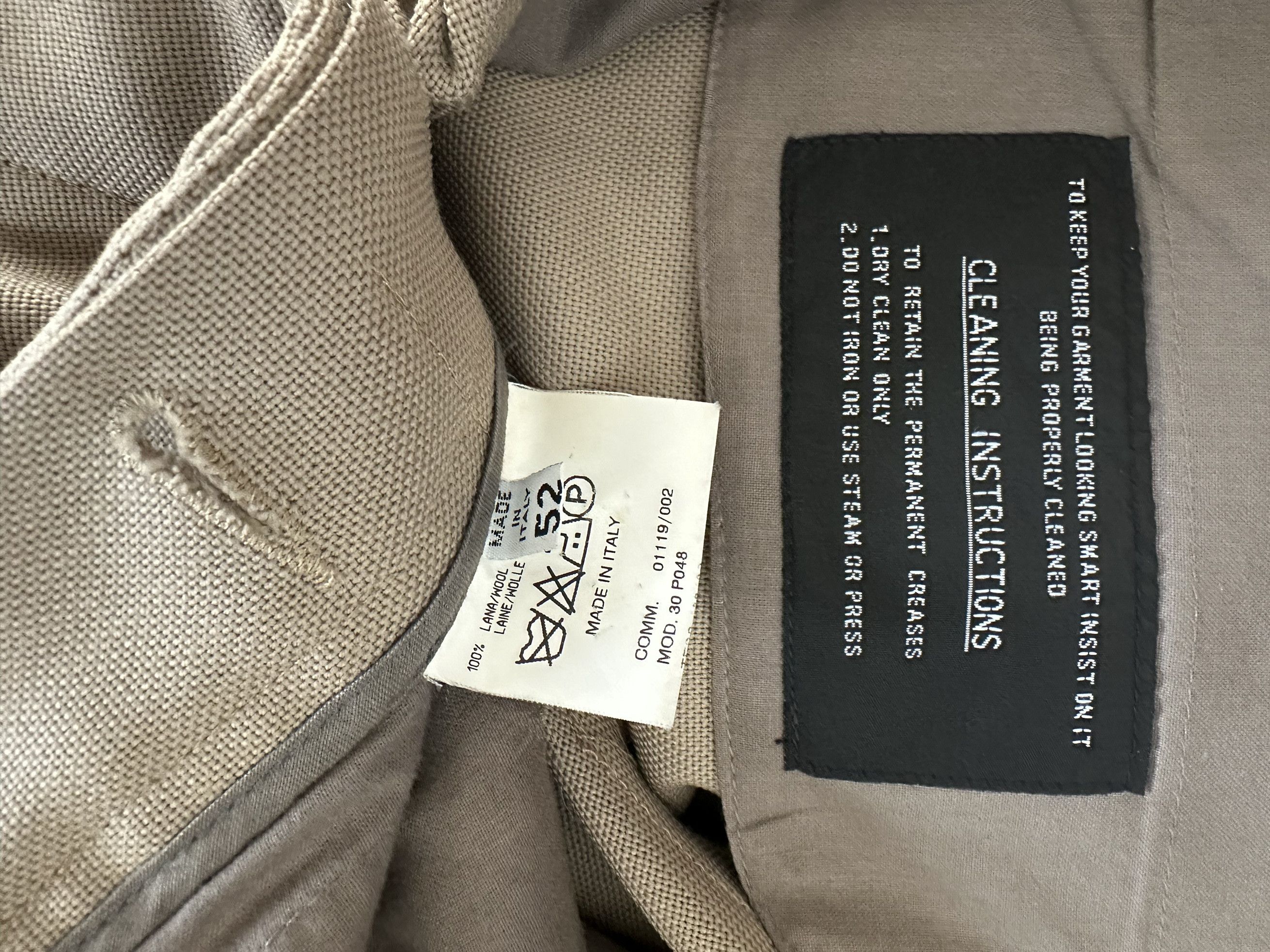 Maison Margiela Martin Margiela 2000 AW Wool Trousers Size 42R - 8 Thumbnail