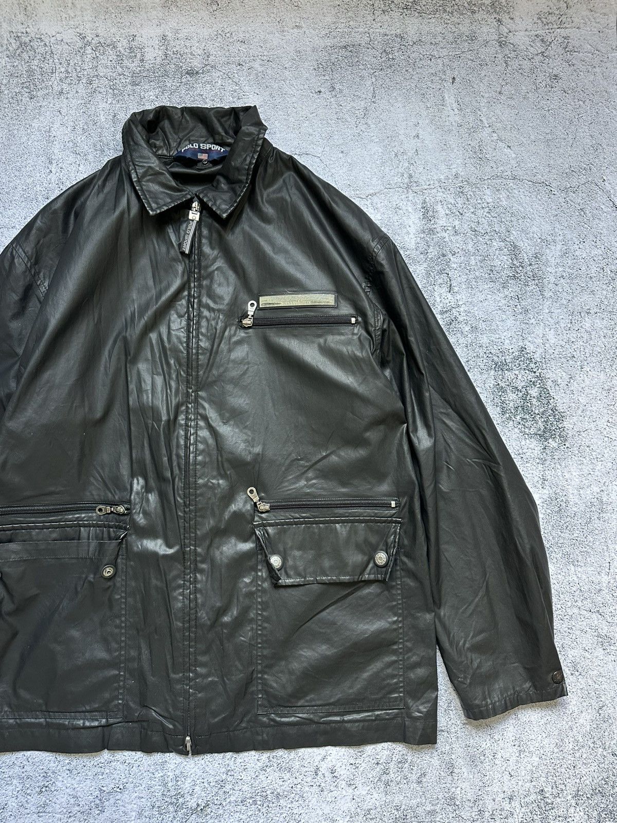 Ralph Lauren Rare Vintage Polo Ralph Lauren Sport Full Nylon Jacket Size US M / EU 48-50 / 2 - 3 Thumbnail