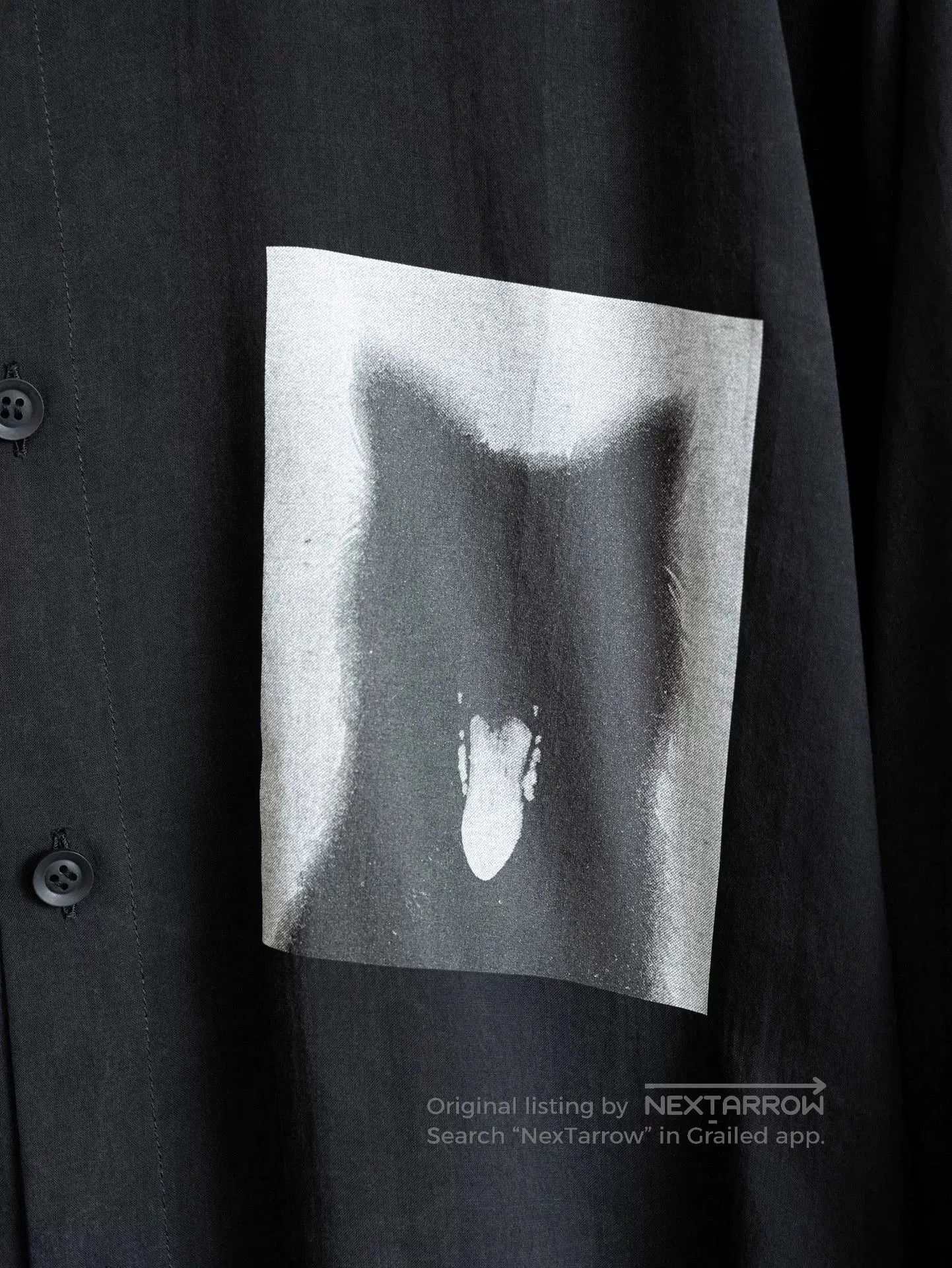 Yohji Yamamoto Yohji Yamamoto Dog Print Long Sleeve Shirt. Size US M / EU 48-50 / 2 - 5 Thumbnail