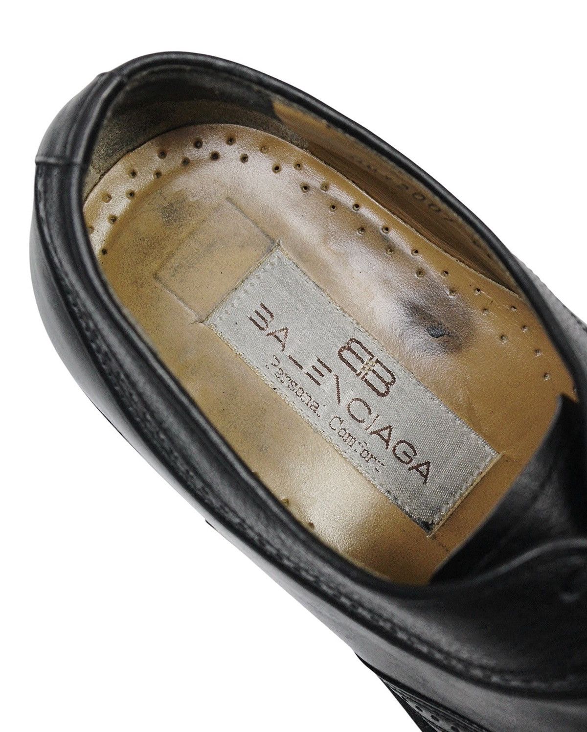Balenciaga SS2009 BALENCIAGA COMFORT BLACK LEATHER OXFORD SHOES Size US 7.5 / EU 40-41 - 3 Thumbnail