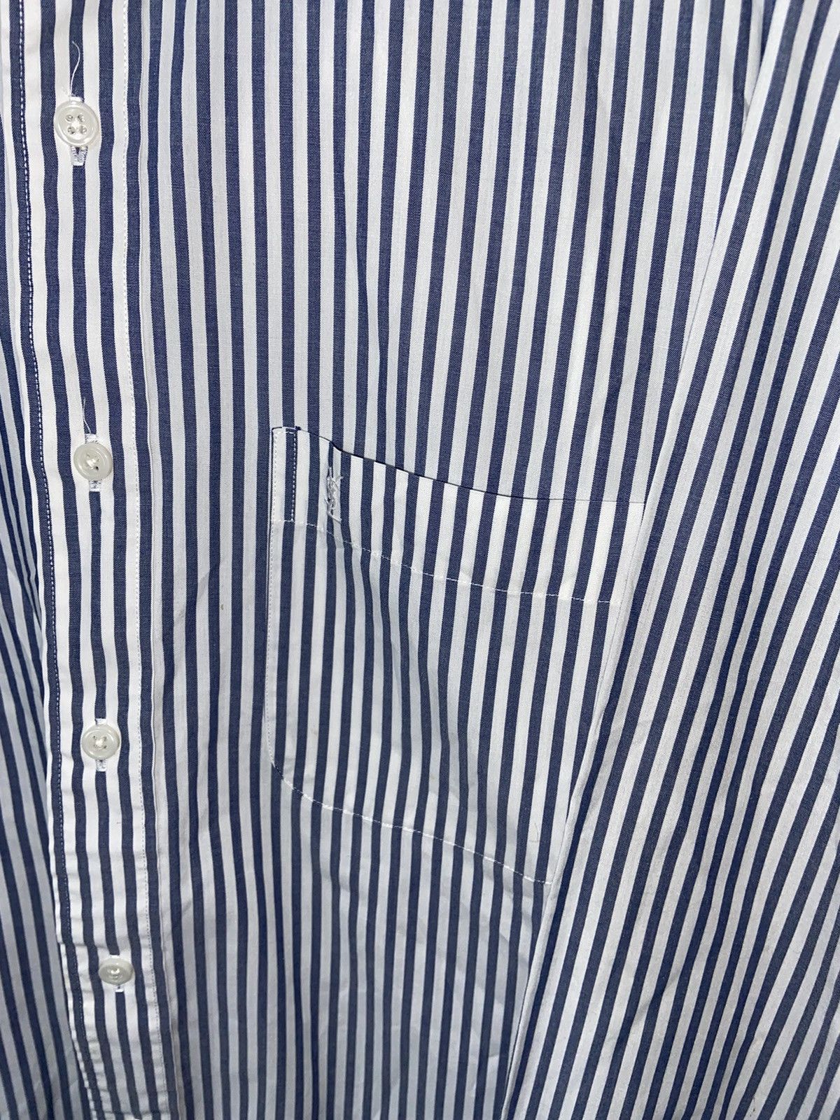 Vintage × Yves Saint Laurent YVES SAINT LAURENT VINTAGE 00s COTTON CLASSIC SHIRT MENS Size US XL / EU 56 / 4 - 3 Thumbnail