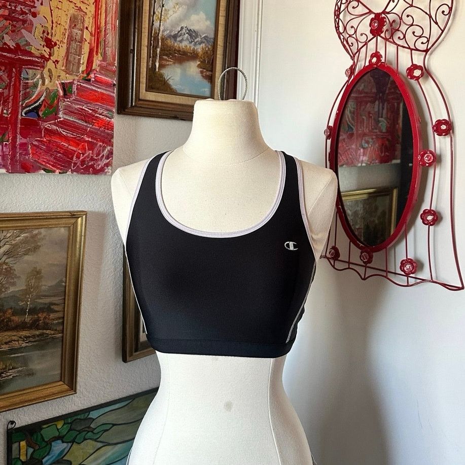 Champion champion black white reversible sports bra Size S / US 4 / IT 40 - 1 Thumbnail