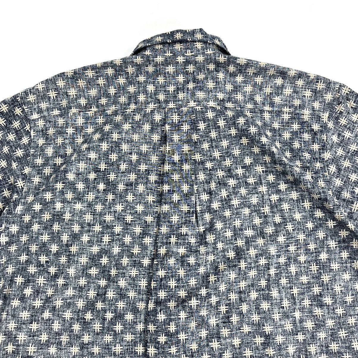 Sugar Cane × Toyo Enterprises Sugar Cane Pattern Indigo Backwards Shirt Size US L / EU 52-54 / 3 - 12 Thumbnail