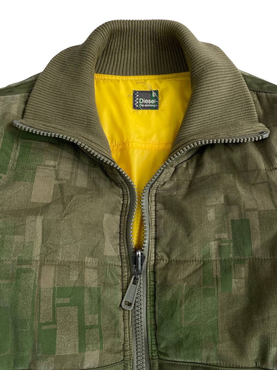 Diesel Diesel Green Camouflage-Patterned Reversible Bomber Jacket Size XS / US 0-2 / IT 36-38 - 5 Thumbnail