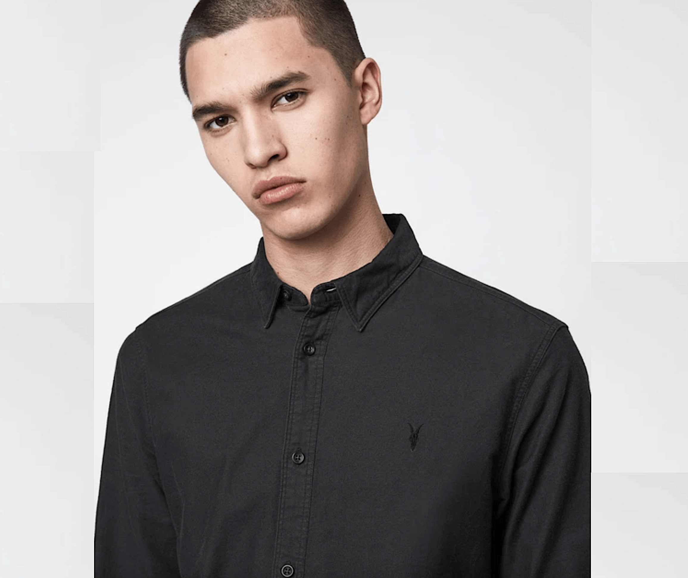Allsaints All Saints classic black LS shirt Size US M / EU 48-50 / 2 - 2 Thumbnail