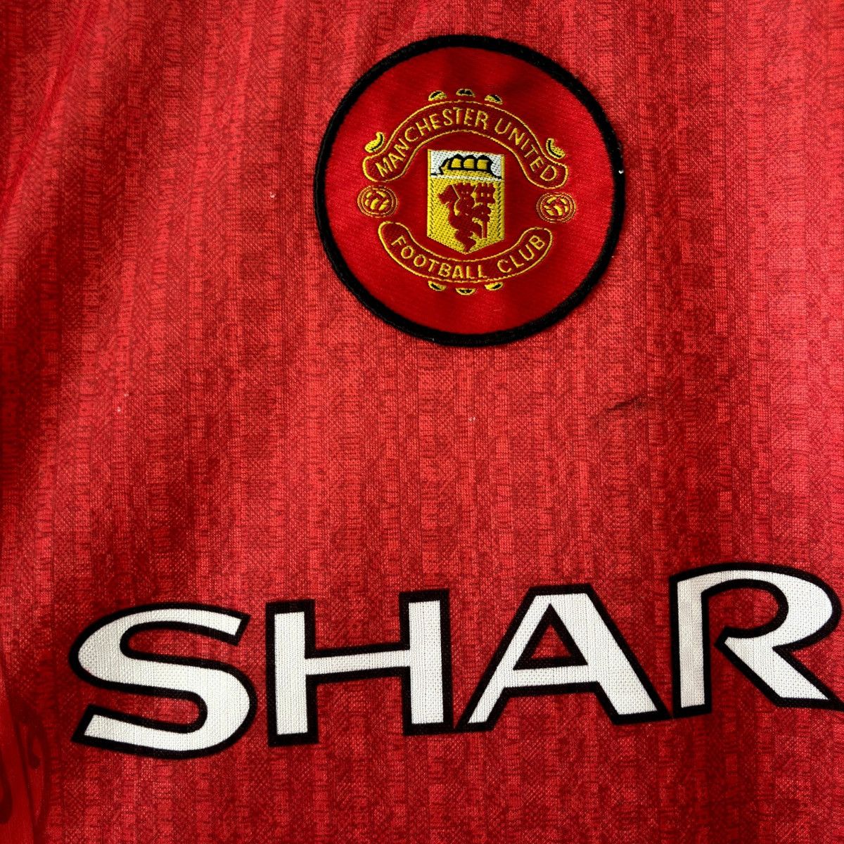 Vintage 1996 1998 Manchester United Retro Vintage Home Soccer Jersey Size US M / EU 48-50 / 2 - 5 Thumbnail