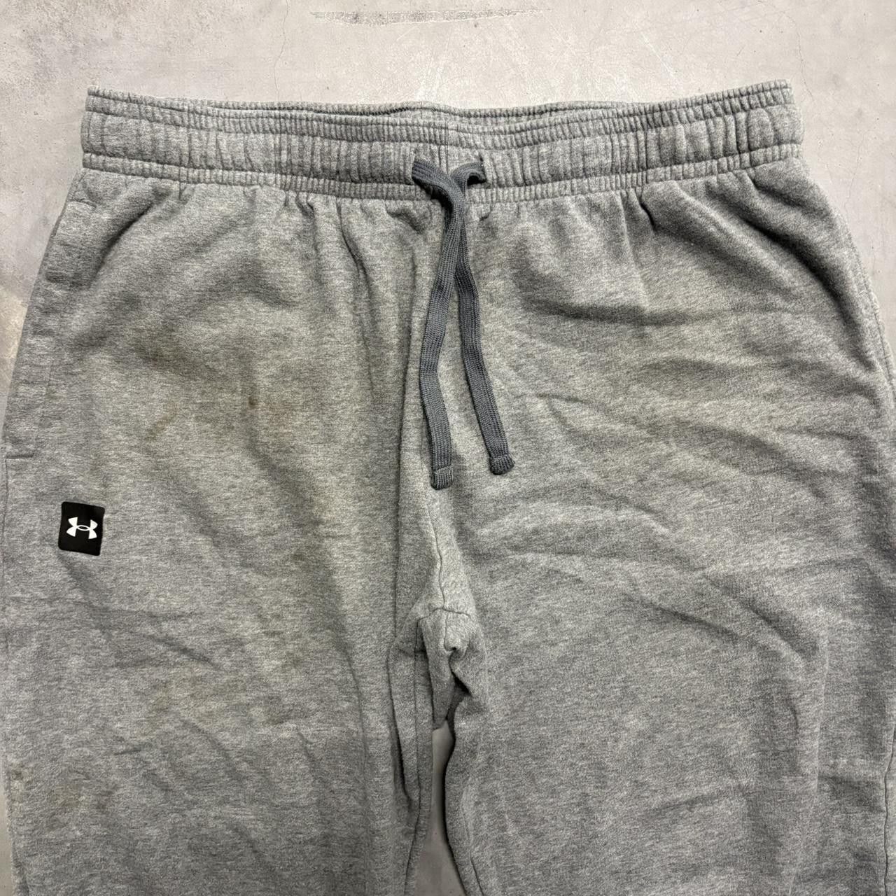 Under Armour × Vintage Crazy Vintage Y2K/2000s Baggy Under Armour Grey Sweatpants! Size US 38 / EU 54 - 3 Thumbnail
